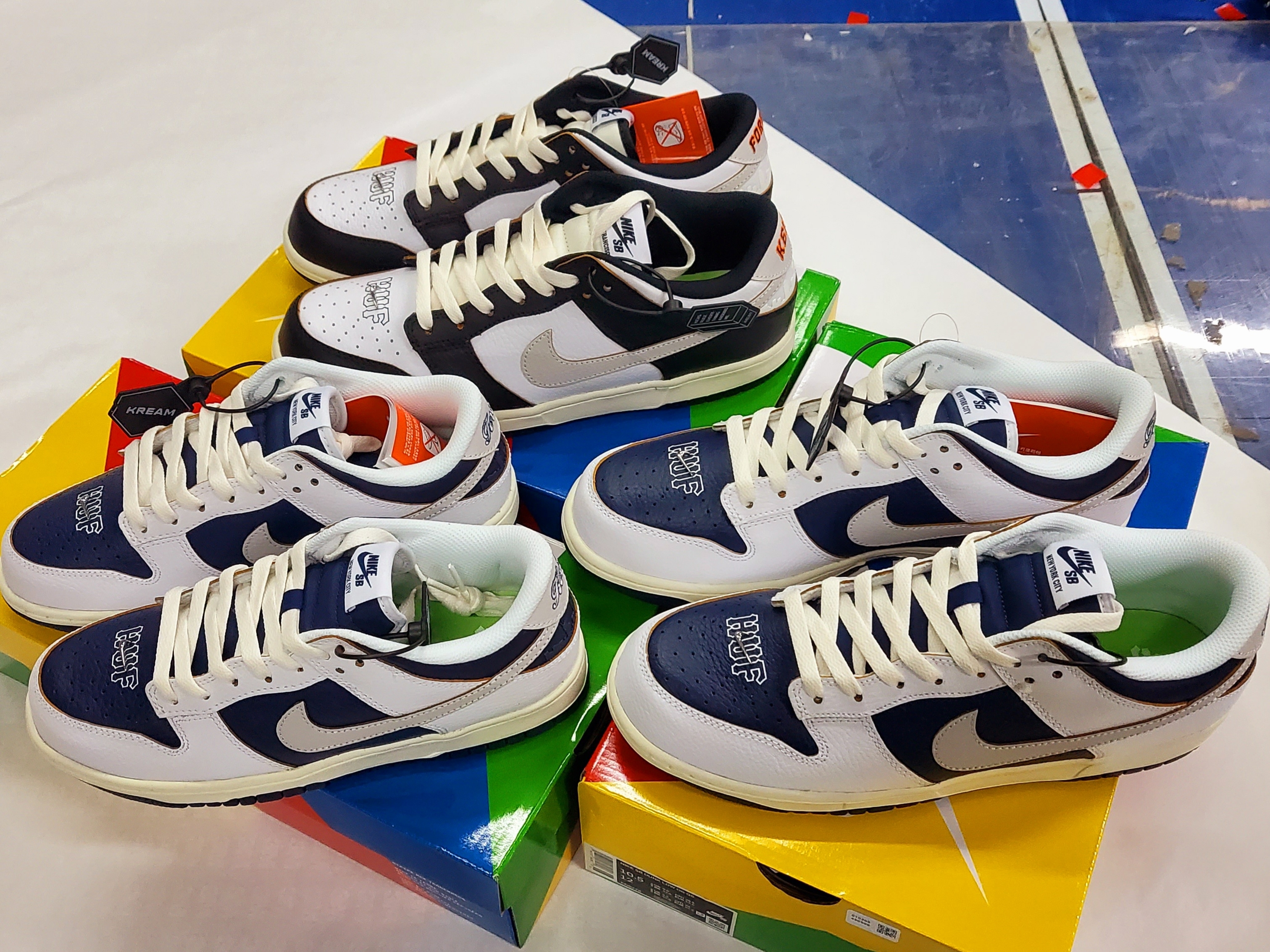 Nike x HUF SB Dunk Low San Francisco, Nike x HUF SB Dunk Low New York 착용 스타일