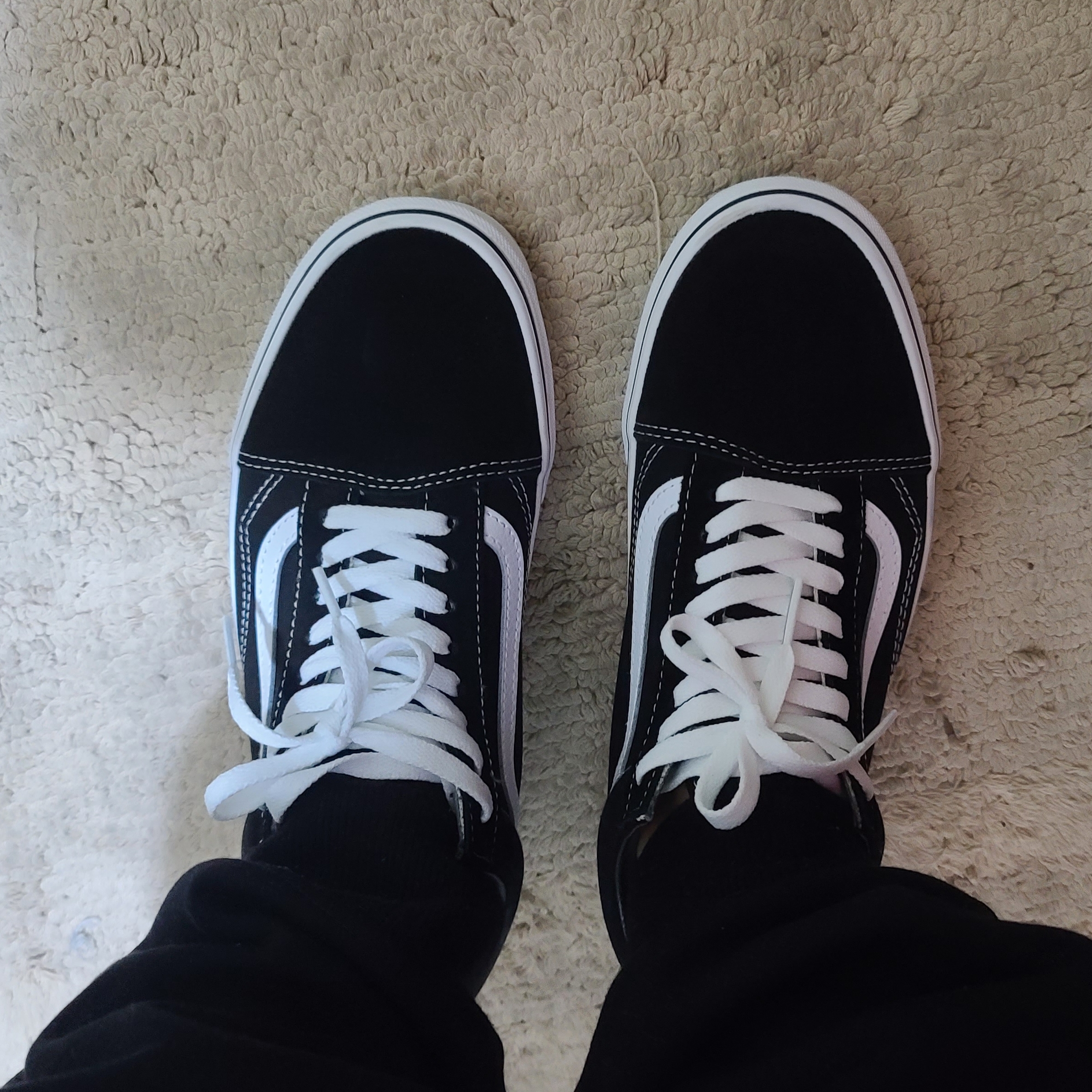 Vans Old Skool 36 DX Anaheim Factory Black White 착용 스타일