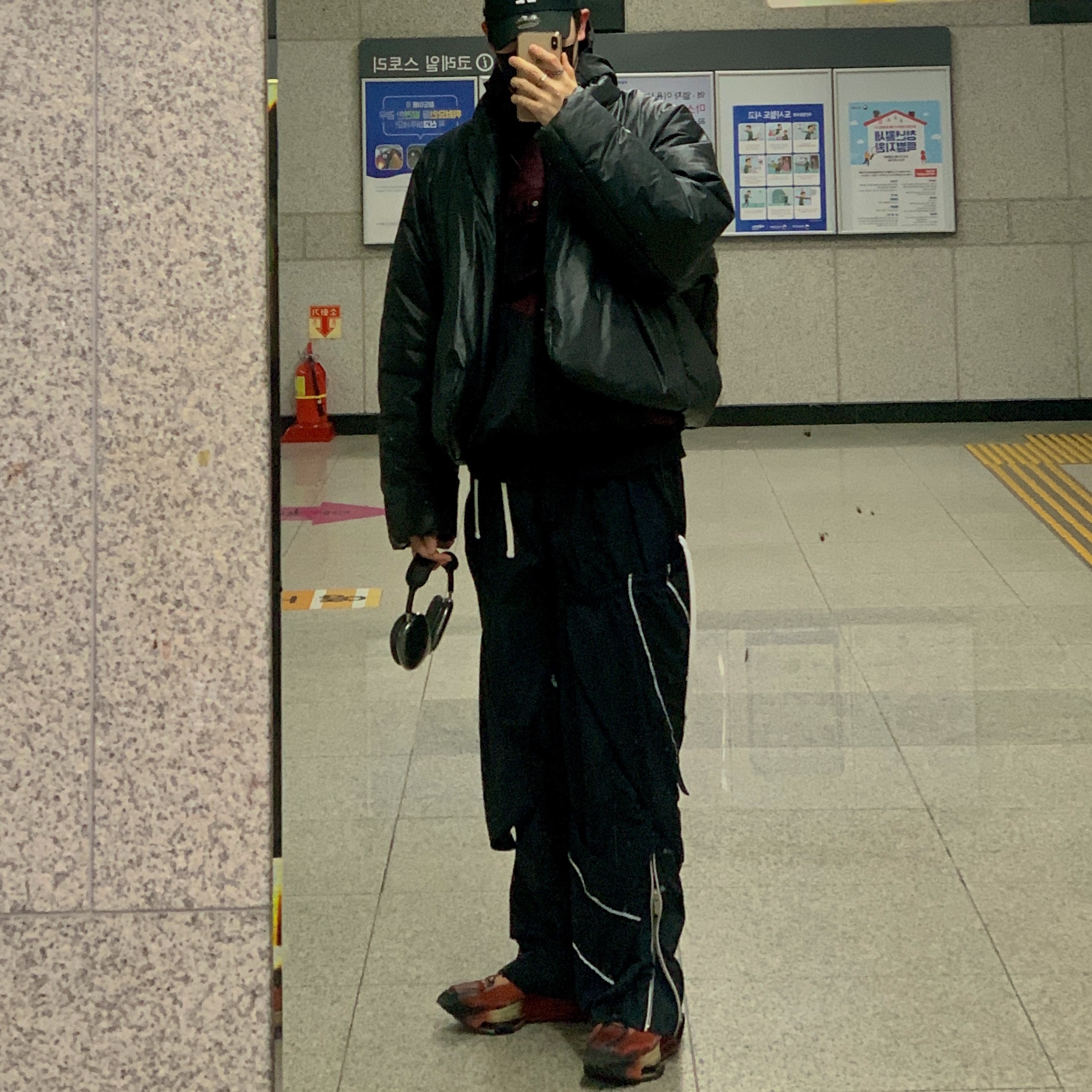 Undermycar Kame Multi Zip Turtle Shell Parka Hot Rod - 22FW, Apple AirPods Max Lightning Space Gray (Korean Ver.) 착용 스타일