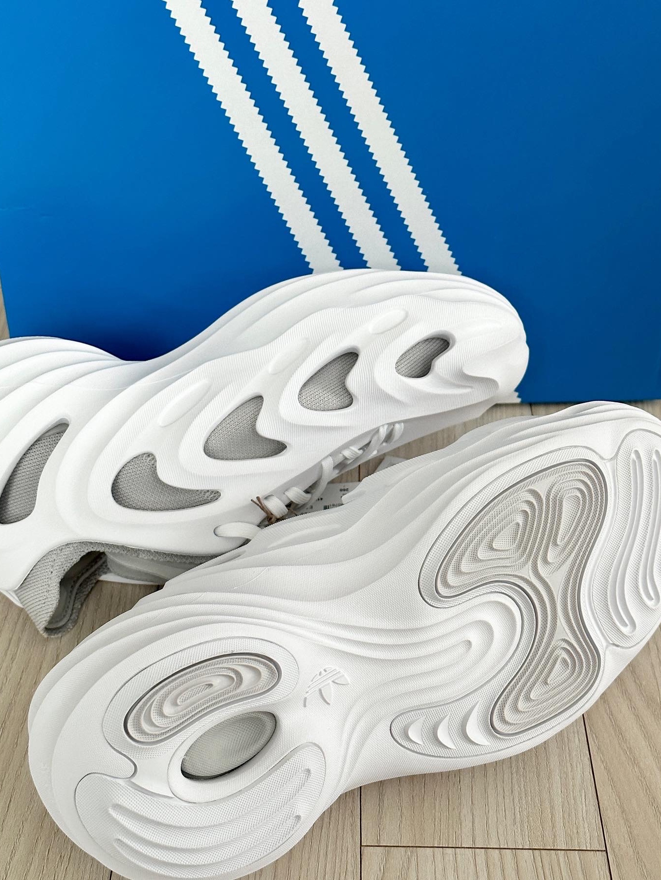 Adidas Adifom Q Cloud White Grey 착용 스타일 - 5