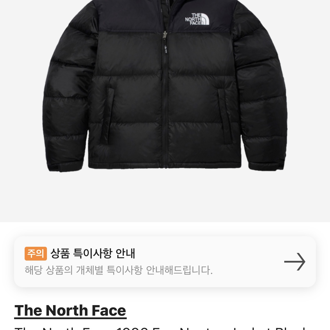 The North Face 1996 Eco Nuptse Jacket Black 착용 스타일