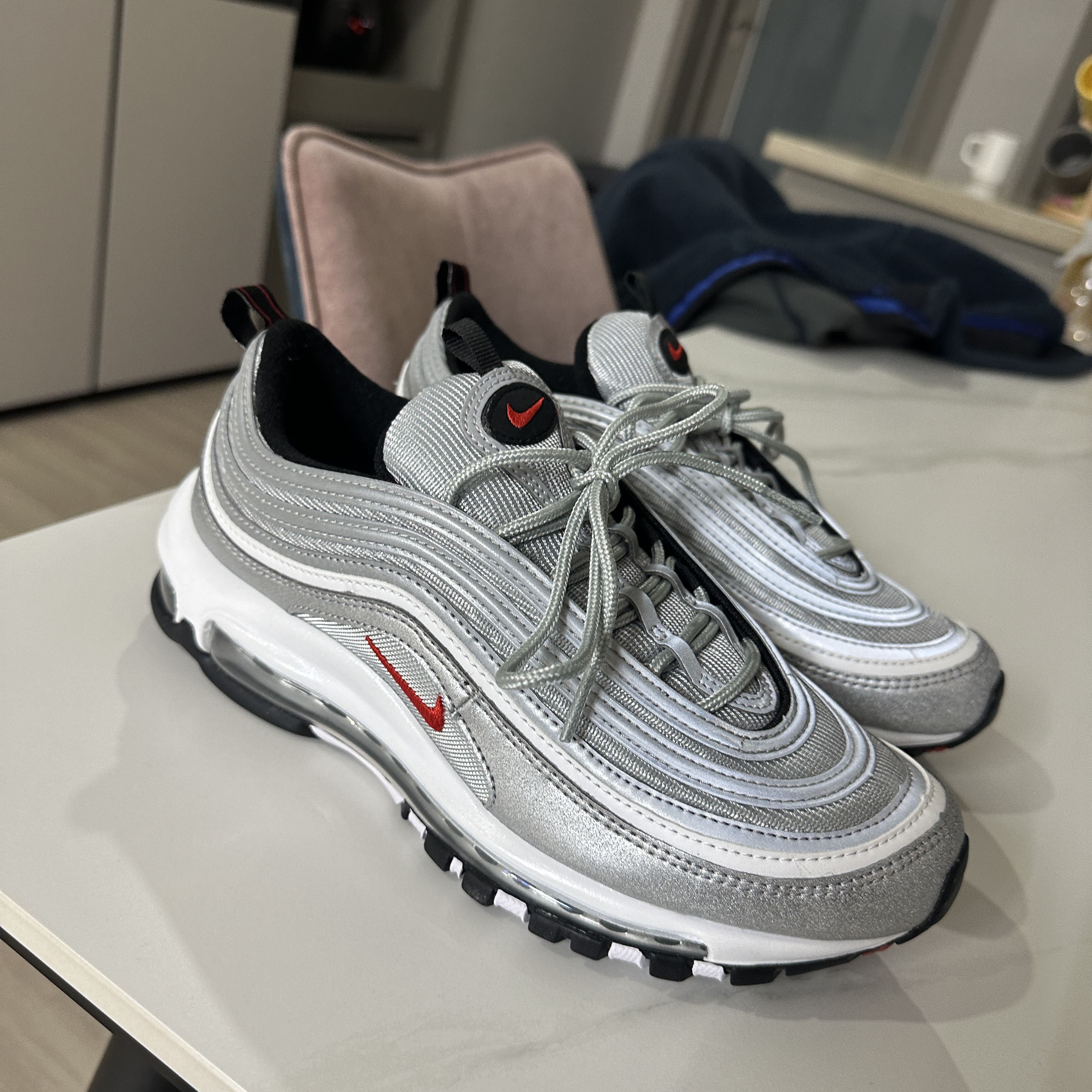 Nike Air Max 97 OG Silver Bullet 2022 착용 스타일