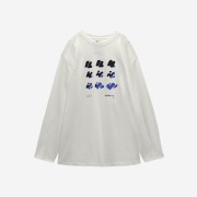 Zara x Ader Error Graphic Long Sleeve T-Shirt Scratch White