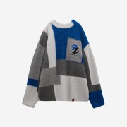 Zara x Ader Error Patchwork Oversize Knit Sweater Multicolor