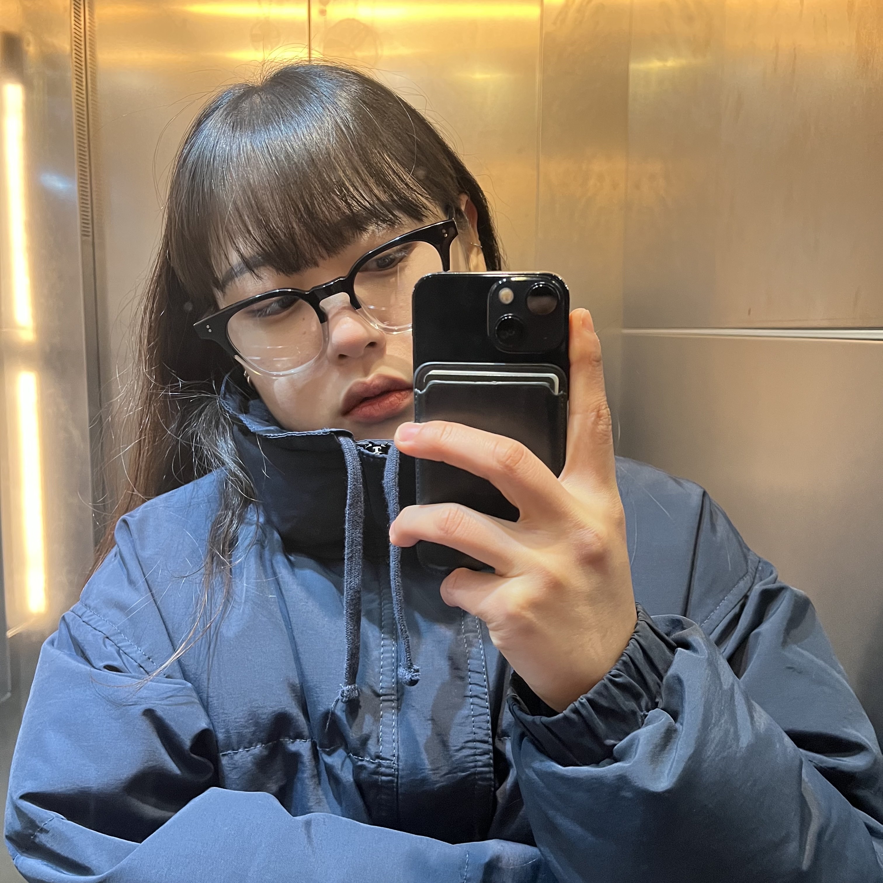 Essentials Puffer Jacket Navy/Dark Navy - Ssense Exclusive, Apple iPhone 13 Mini 256GB Midnight (Korean Ver.) 착용 스타일