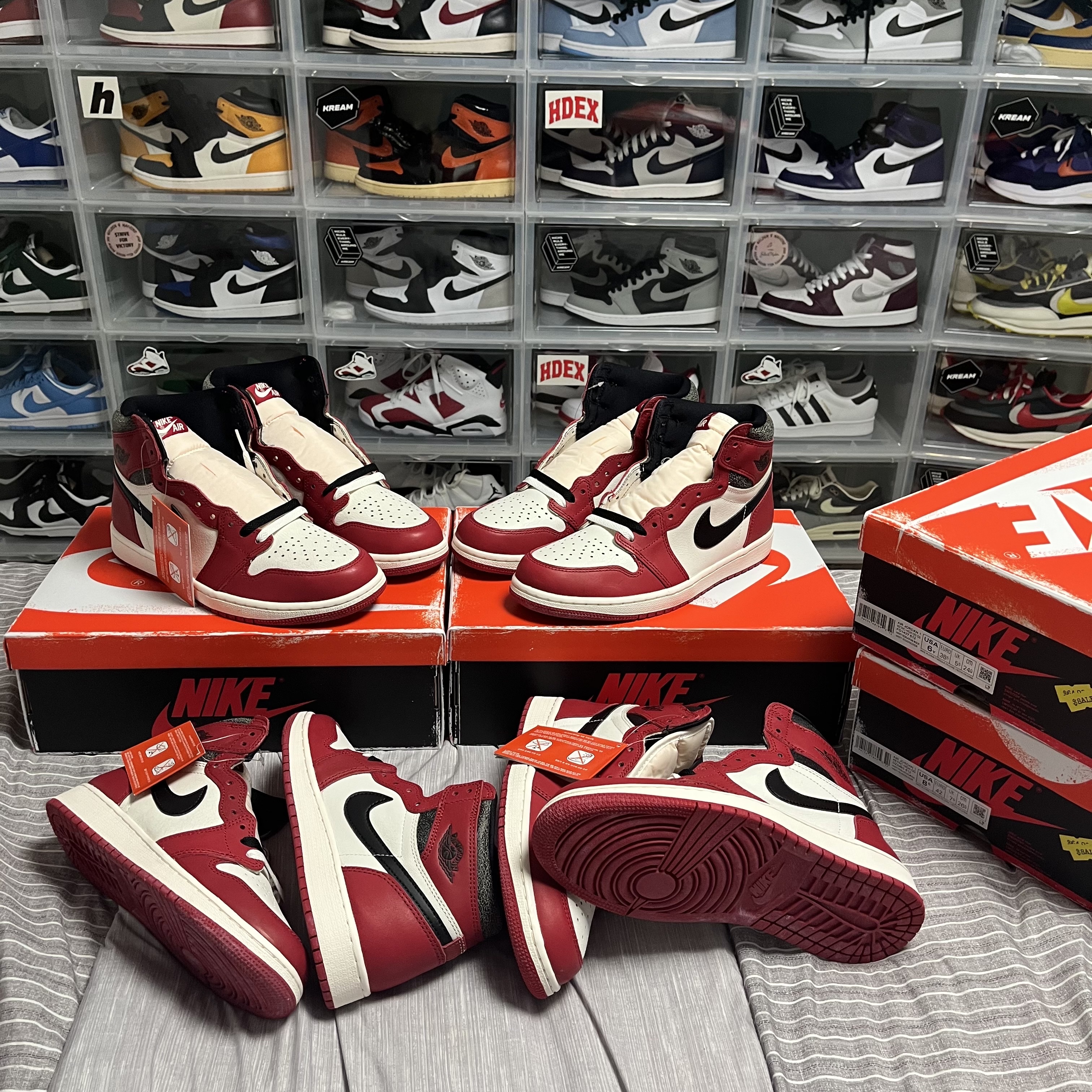 Jordan 1 Retro High OG Chicago 2022, (GS) Jordan 1 Retro High OG Chicago 2022 착용 스타일