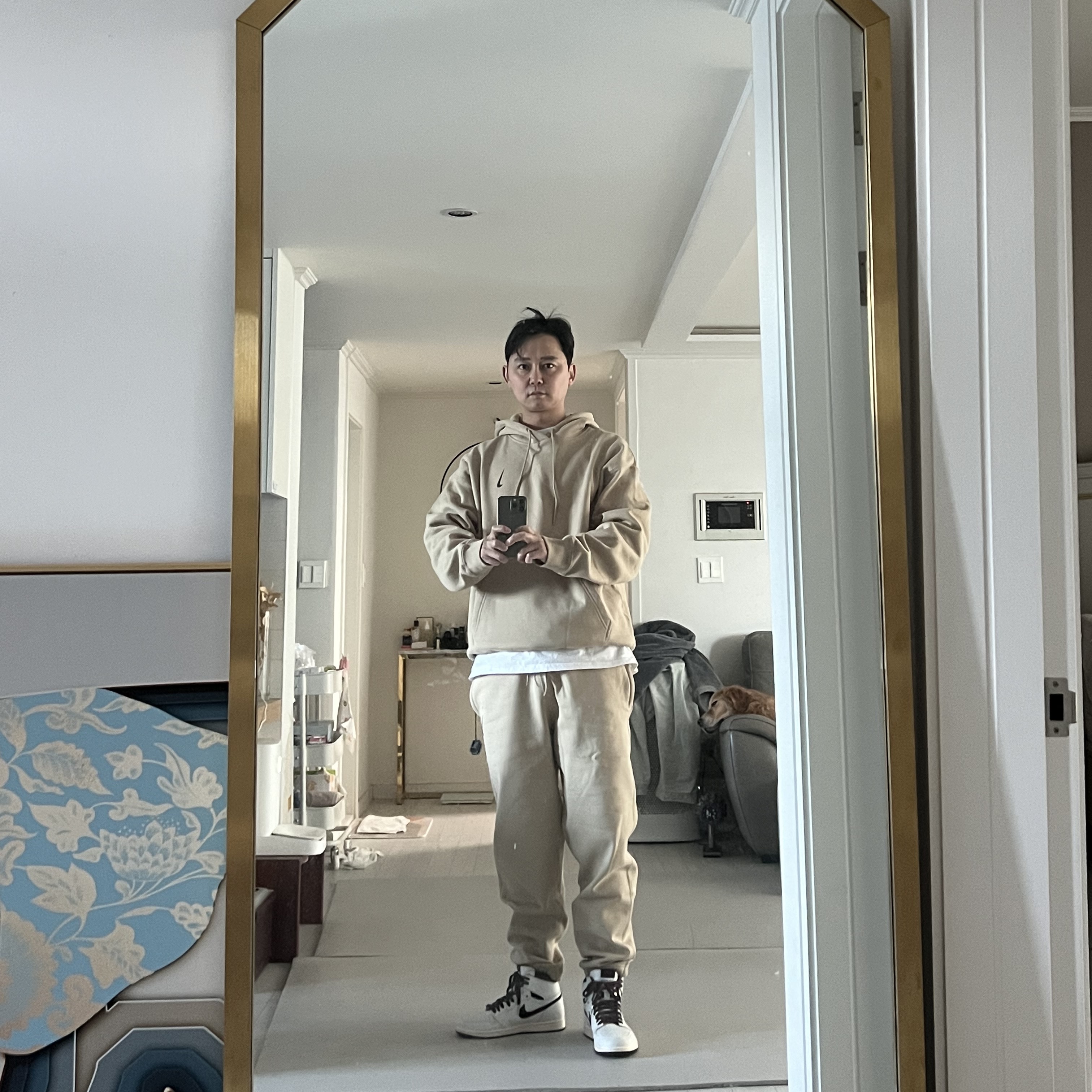 Nike x Billie Eilish NRG Fleece Hoodie Mushroom - US/EU, Nike x Billie Eilish NRG Fleece Pants Mushroom - US/EU 착용 스타일 - 2