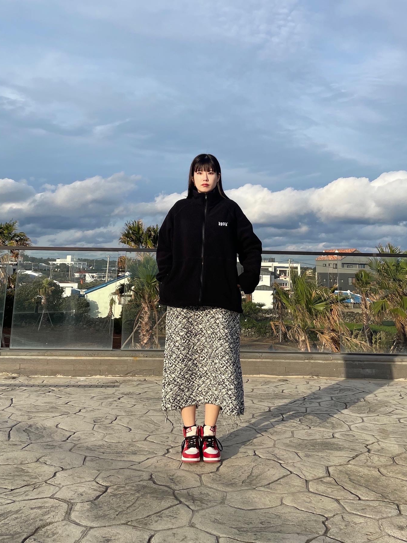 Jordan 1 Retro High OG Chicago 2022, (GS) Jordan 1 Retro High OG Chicago 2022 착용 스타일 - 1