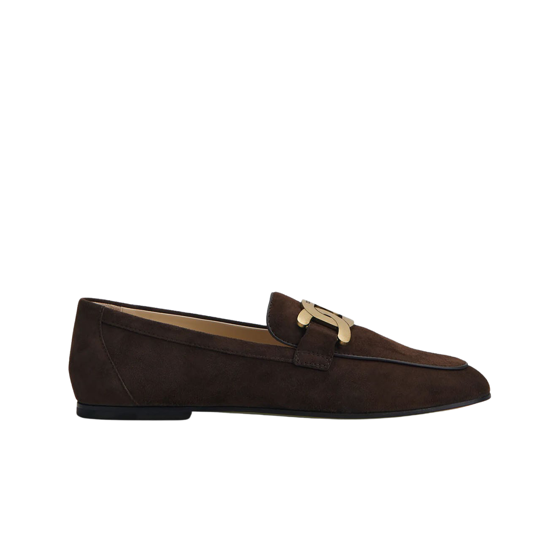 (W) 토즈 케이트 스웨이드 로퍼 브라운((W) Tod's Kate Suede Loafers Brown) - 1