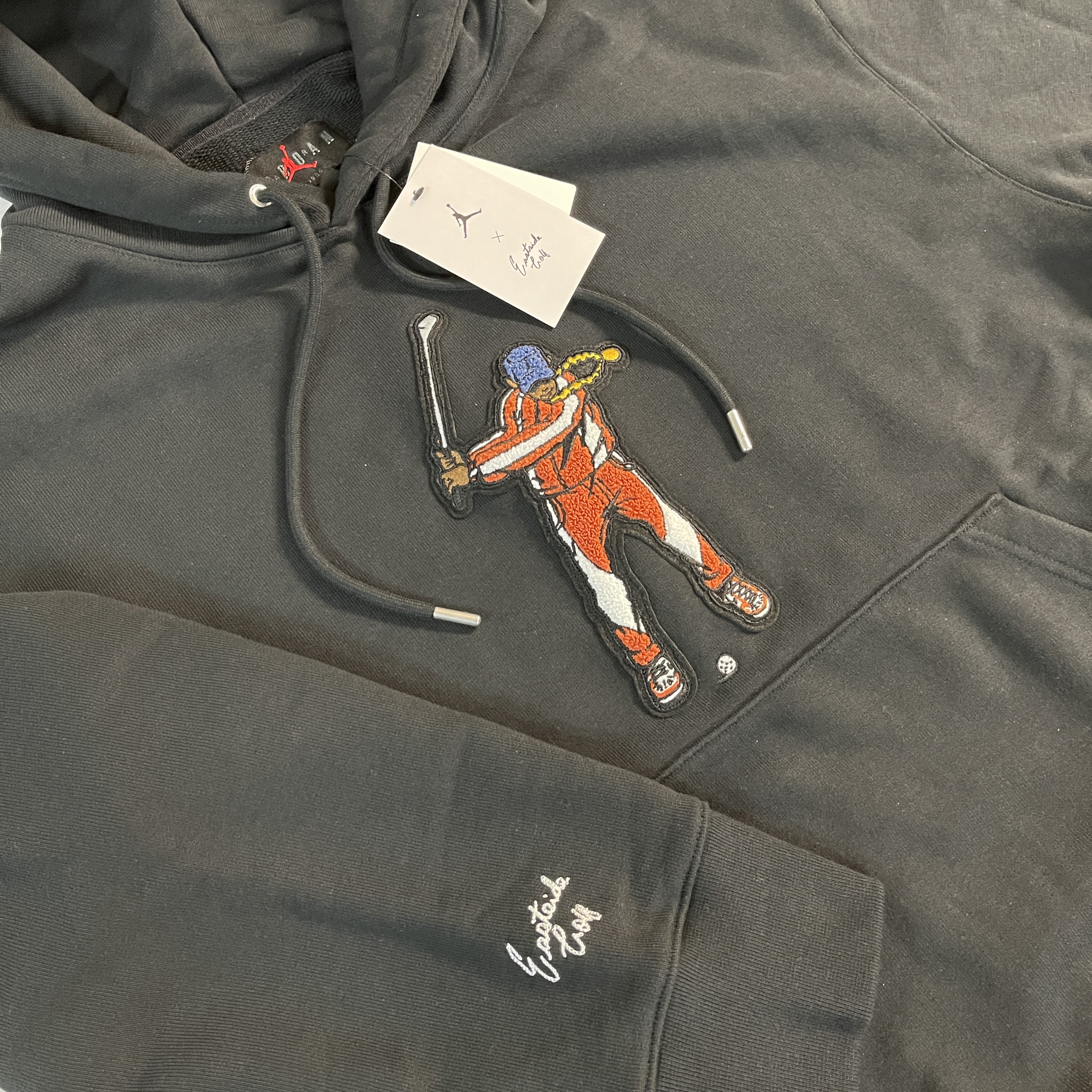 Jordan x Eastside Golf Fleece Hoodie Black - Asia 착용 스타일 - 1
