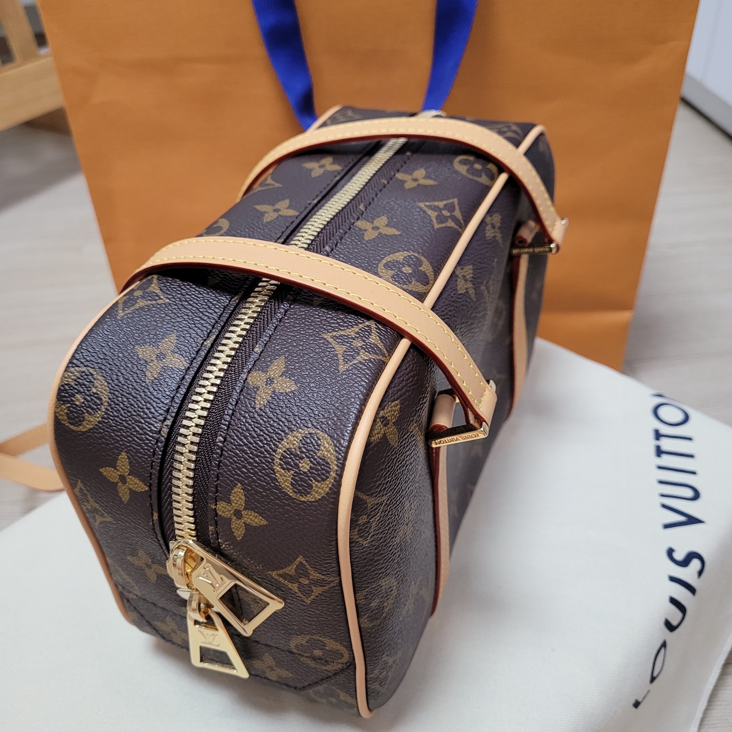 Louis Vuitton Cite Bag Monogram 착용 스타일 - 1