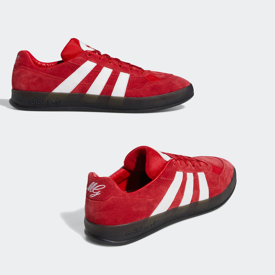 Adidas x Mark Gonzales Aloha Super Scarlet 착용 스타일 - 2