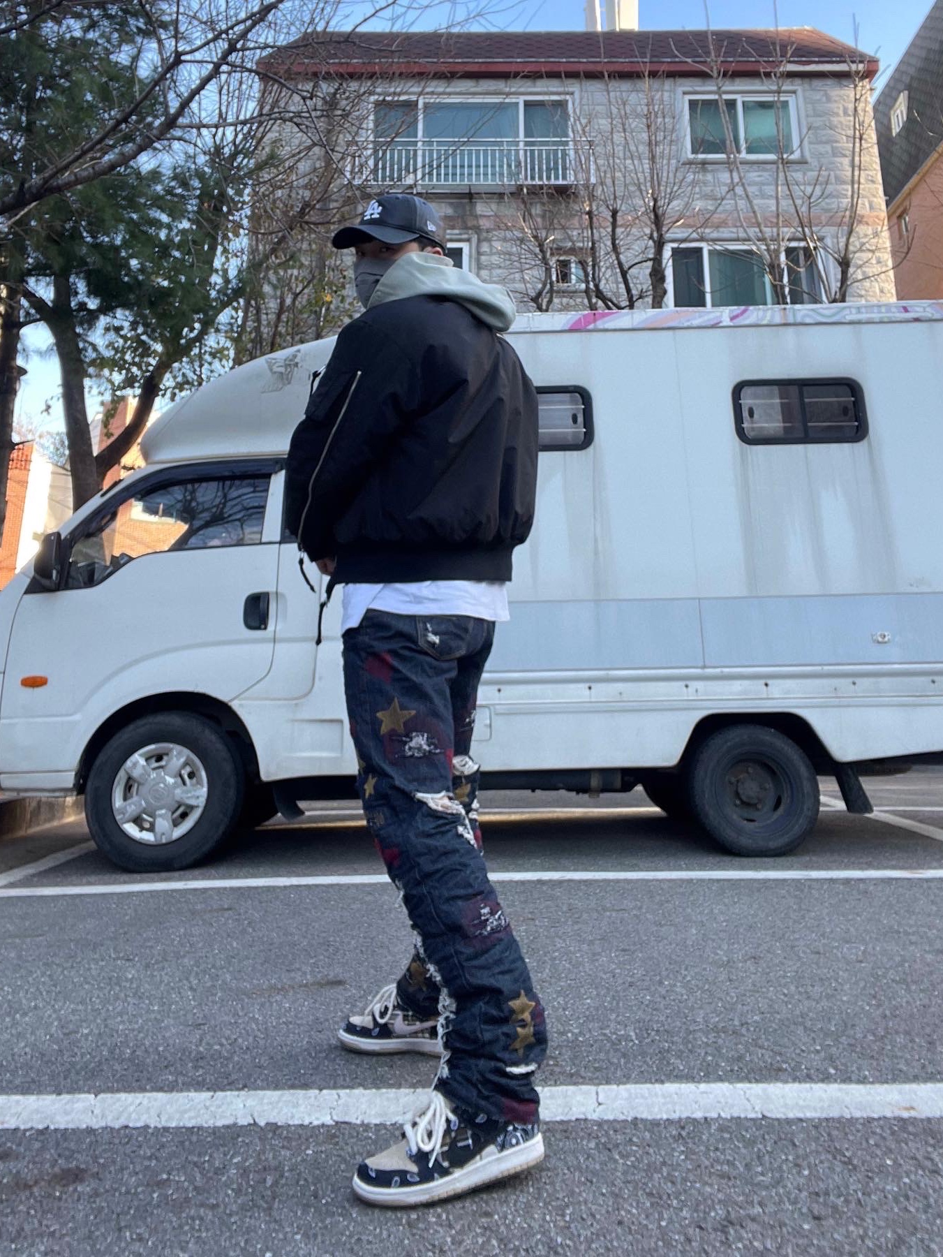 Nike x Travis Scott SB Dunk Low 착용 스타일 - 5