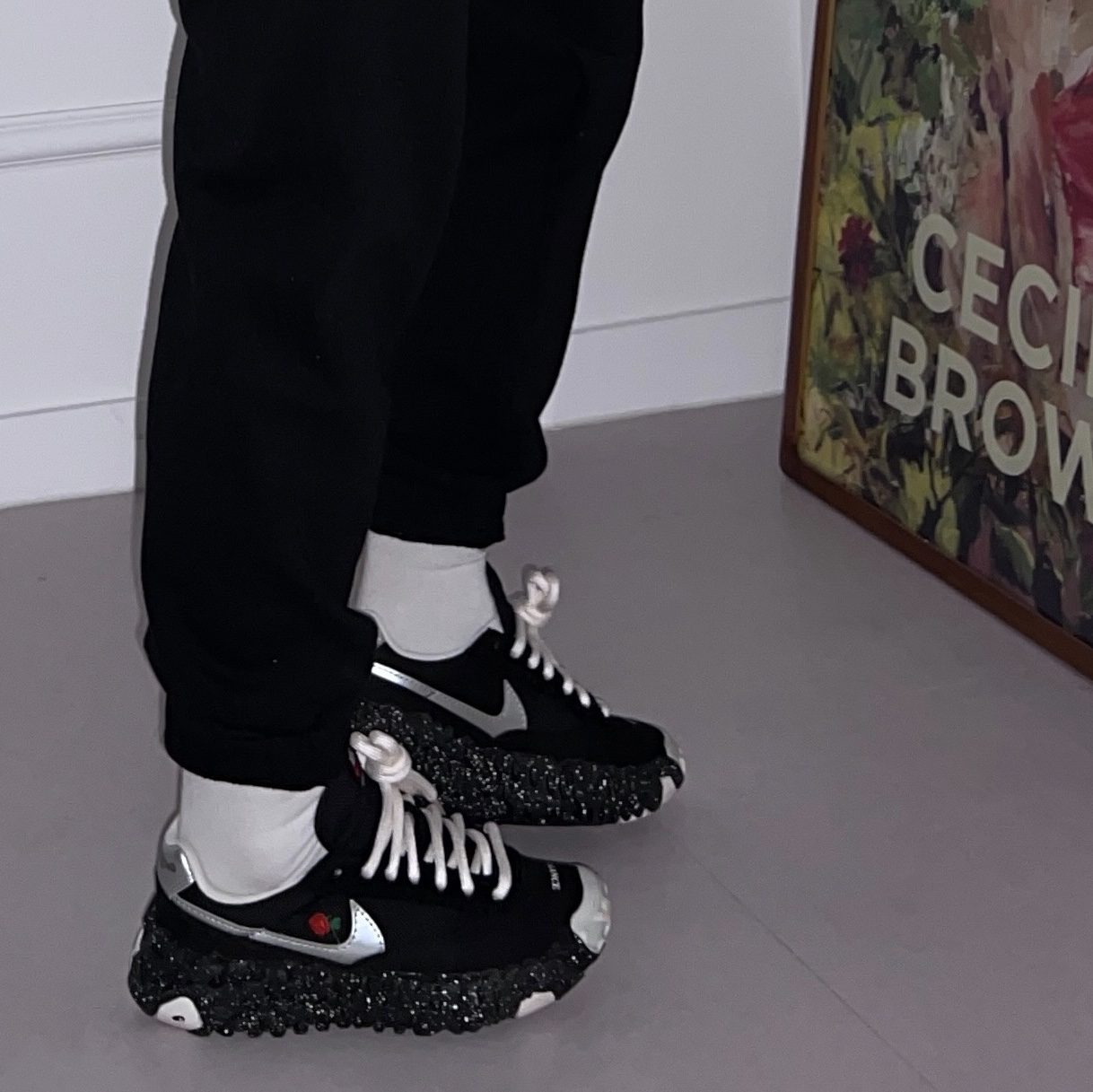 Nike x Undercover Overbreak SP Black 착용 스타일 - 3