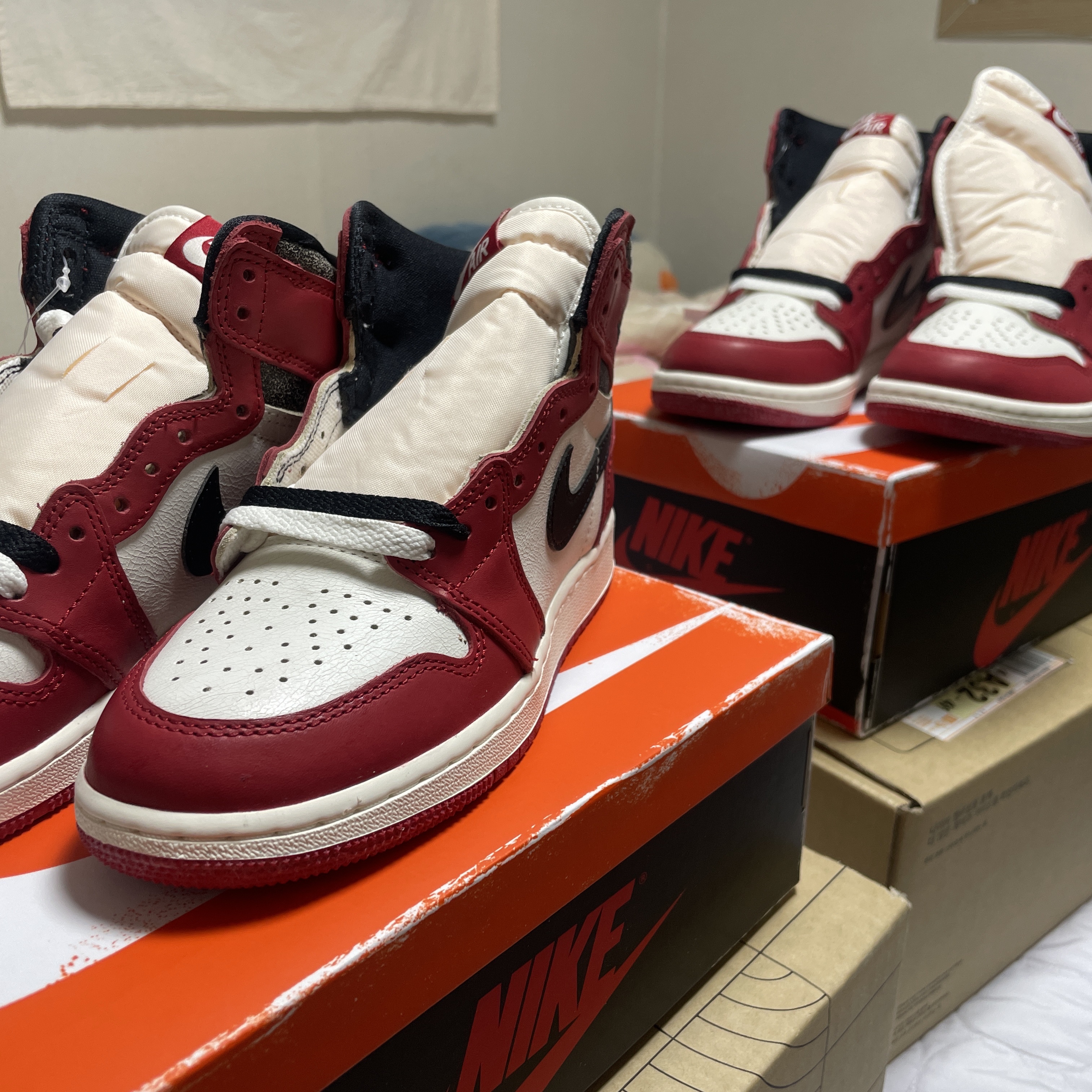 Jordan 1 Retro High OG Chicago 2022, (GS) Jordan 1 Retro High OG Chicago 2022 착용 스타일