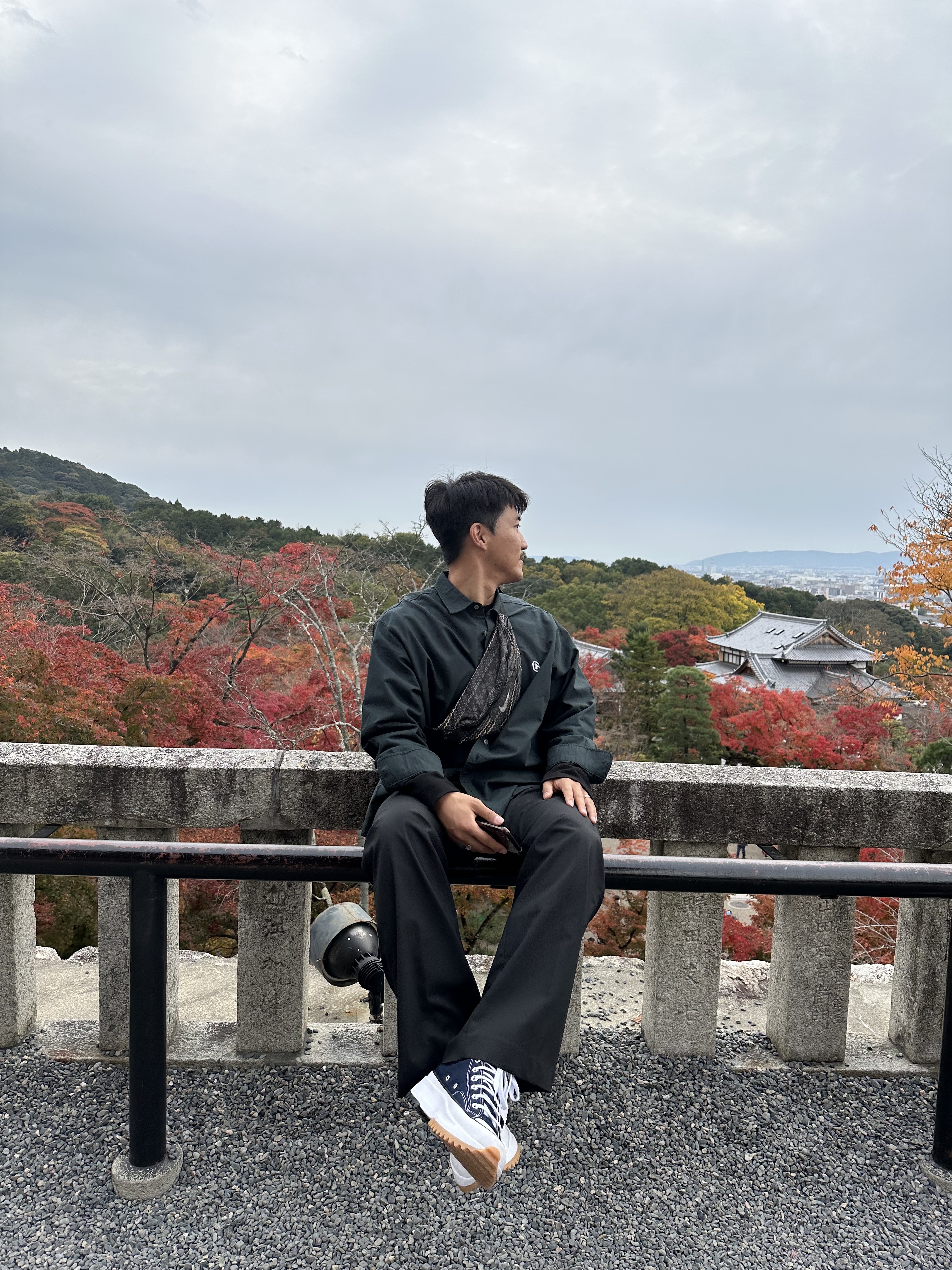 Converse Run Star Hike Hi Black White Gum 착용 스타일