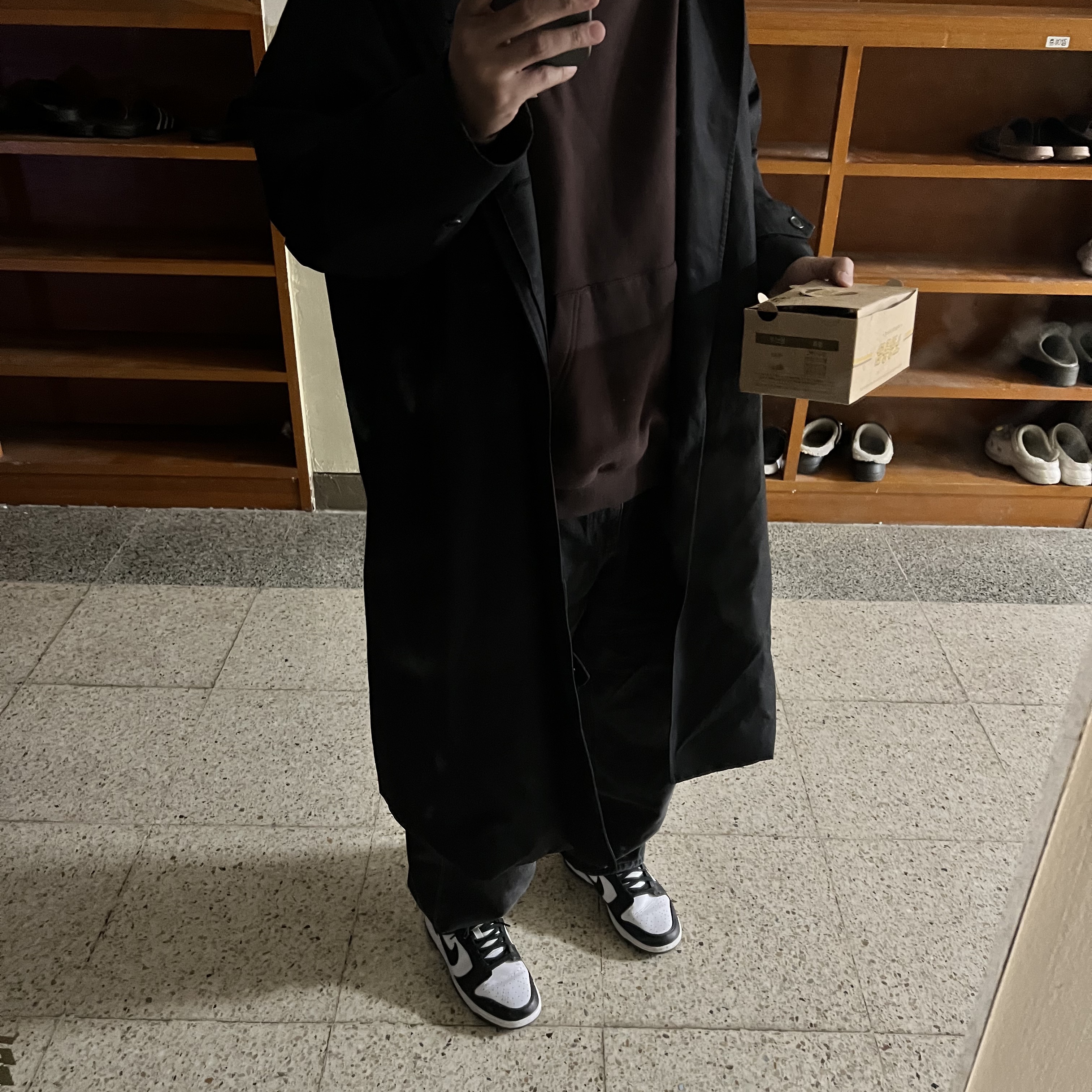 (W) Nike Dunk Low Black 착용 스타일