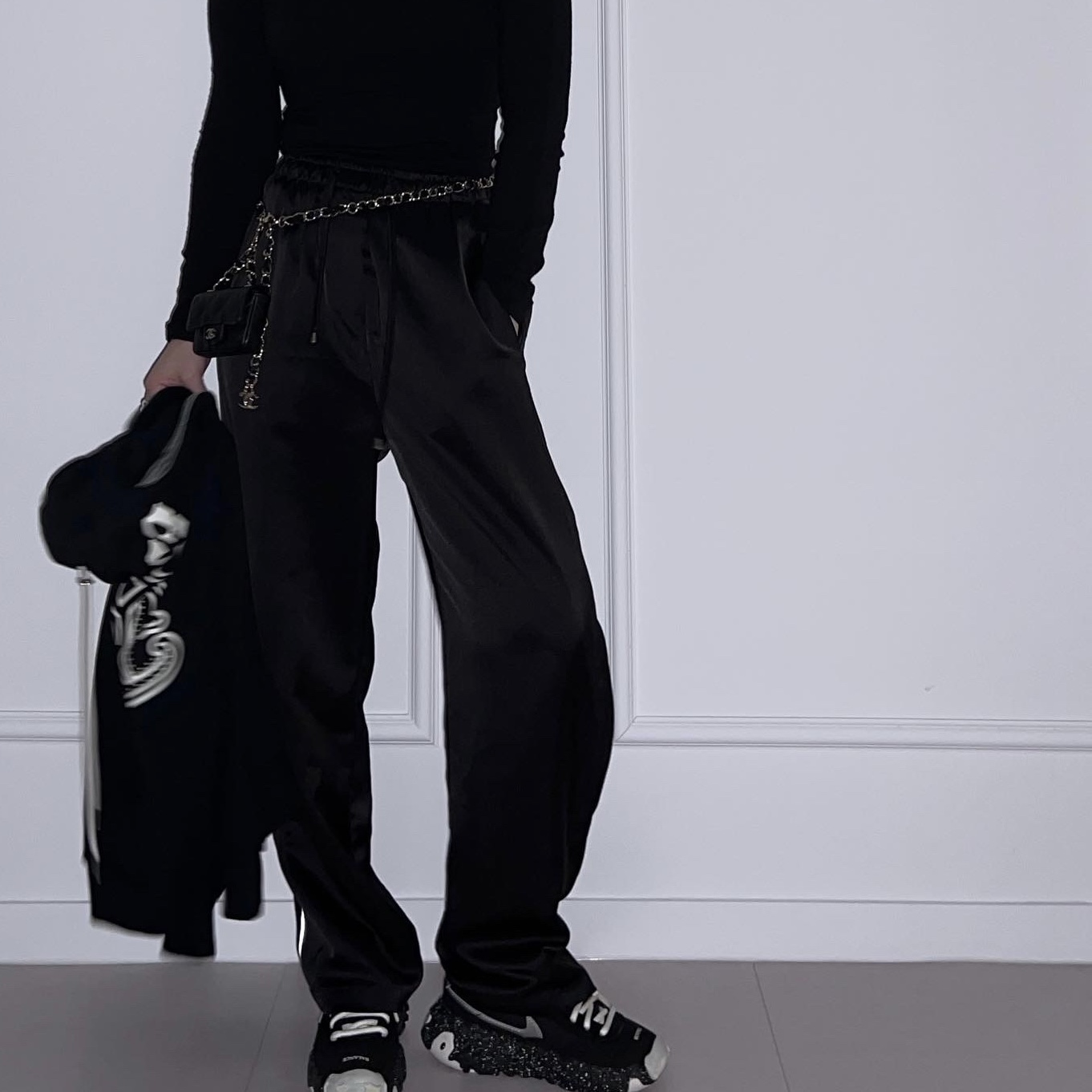 Nike x Undercover Overbreak SP Black 착용 스타일 - 1