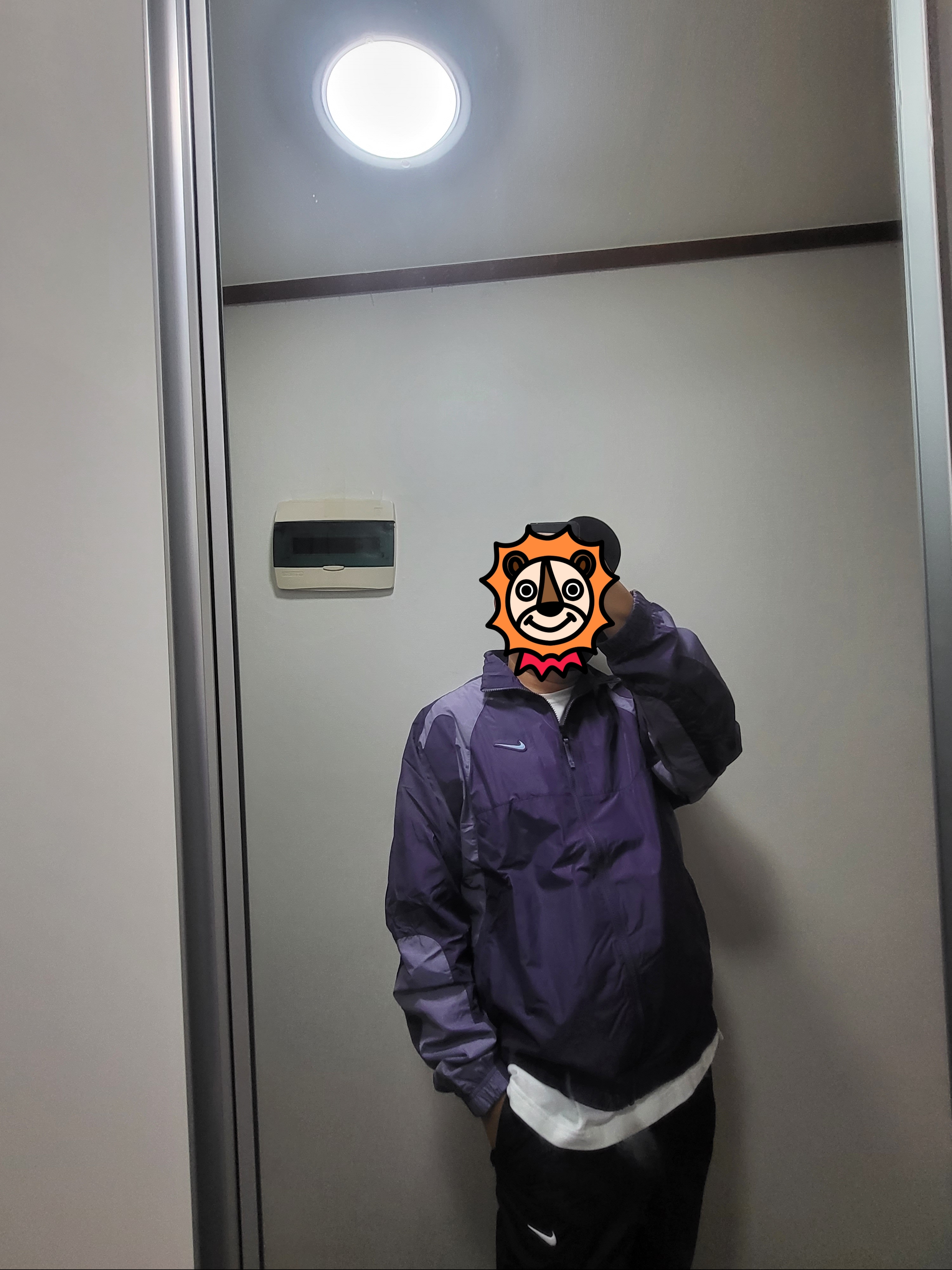 Nike x Drake Nocta NRG Nylon Track Jacket Dark Raisin - Asia, Nike M NRG Track Pants Black 착용 스타일