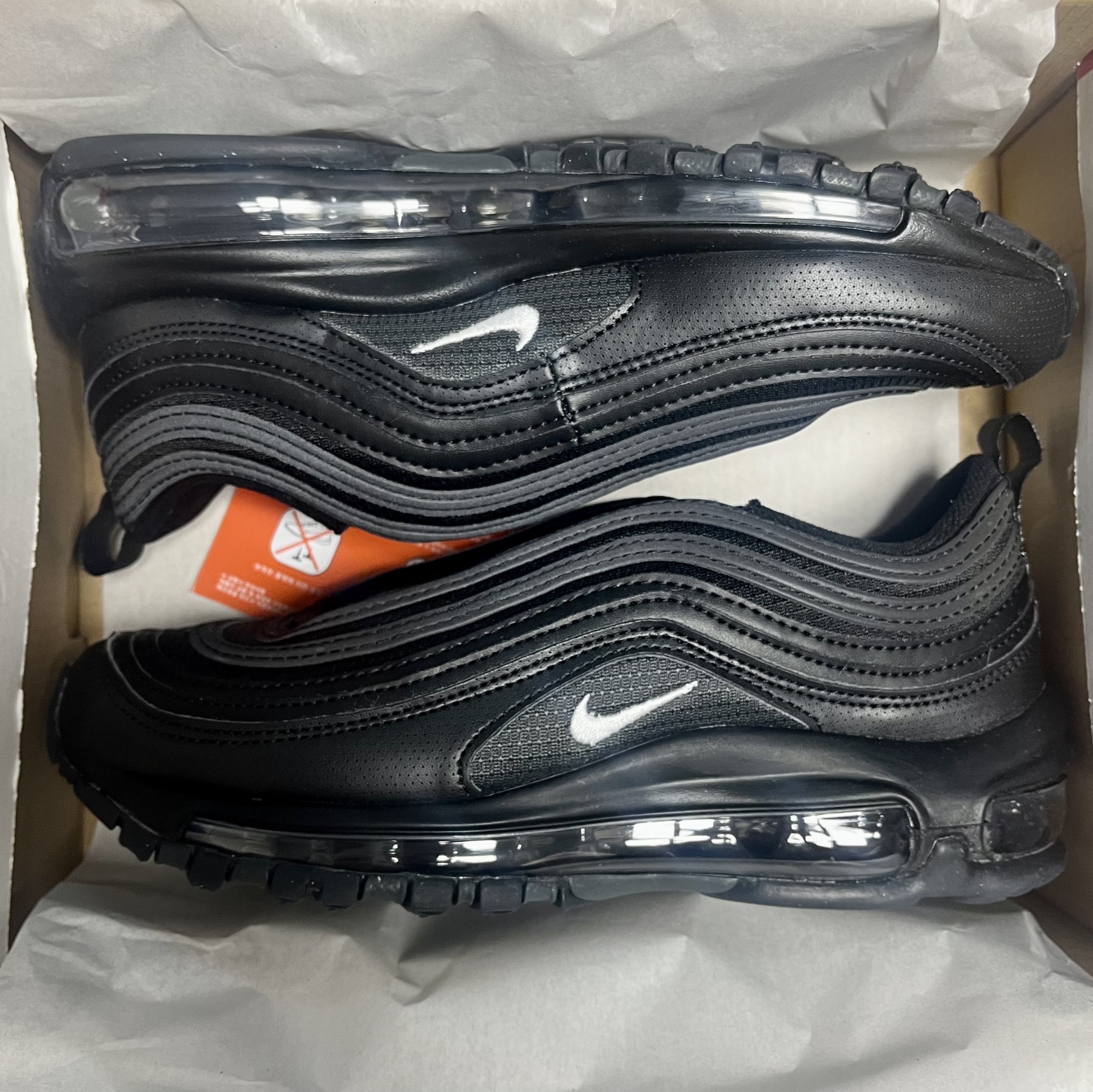 (GS) Nike Air Max 97 Black 착용 스타일