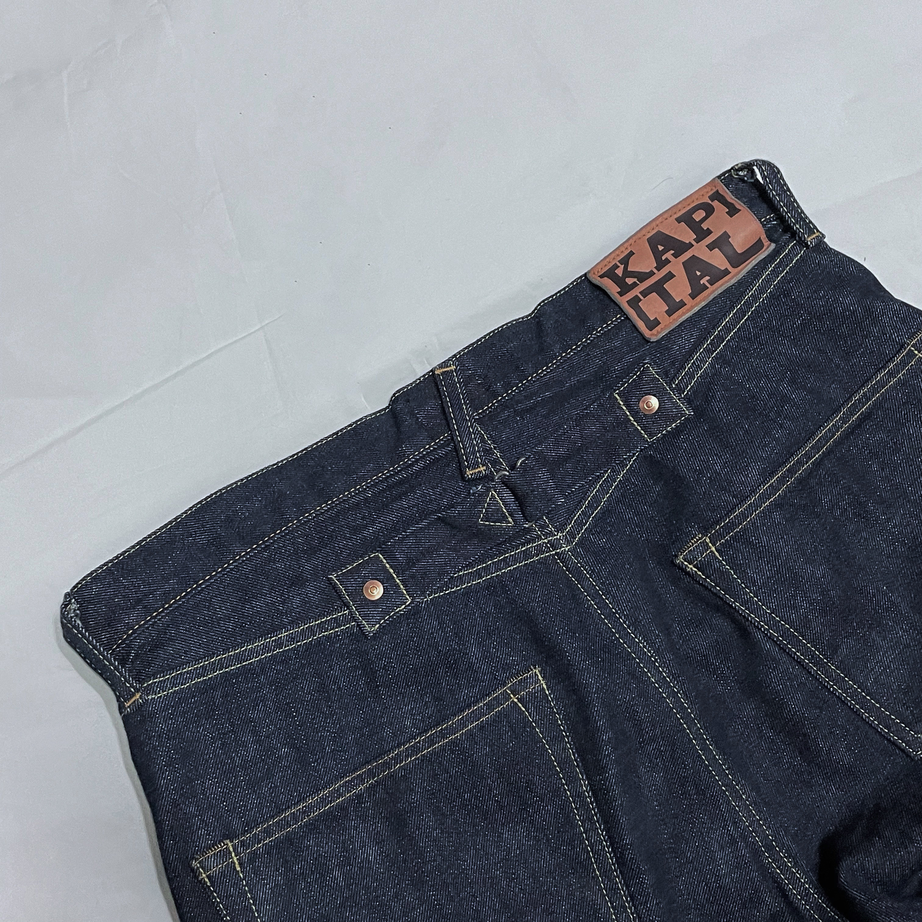 Kapital 12.5 oz. Denim Mexican Tuxedo 5P Okagilly Pants Indigo 착용 스타일