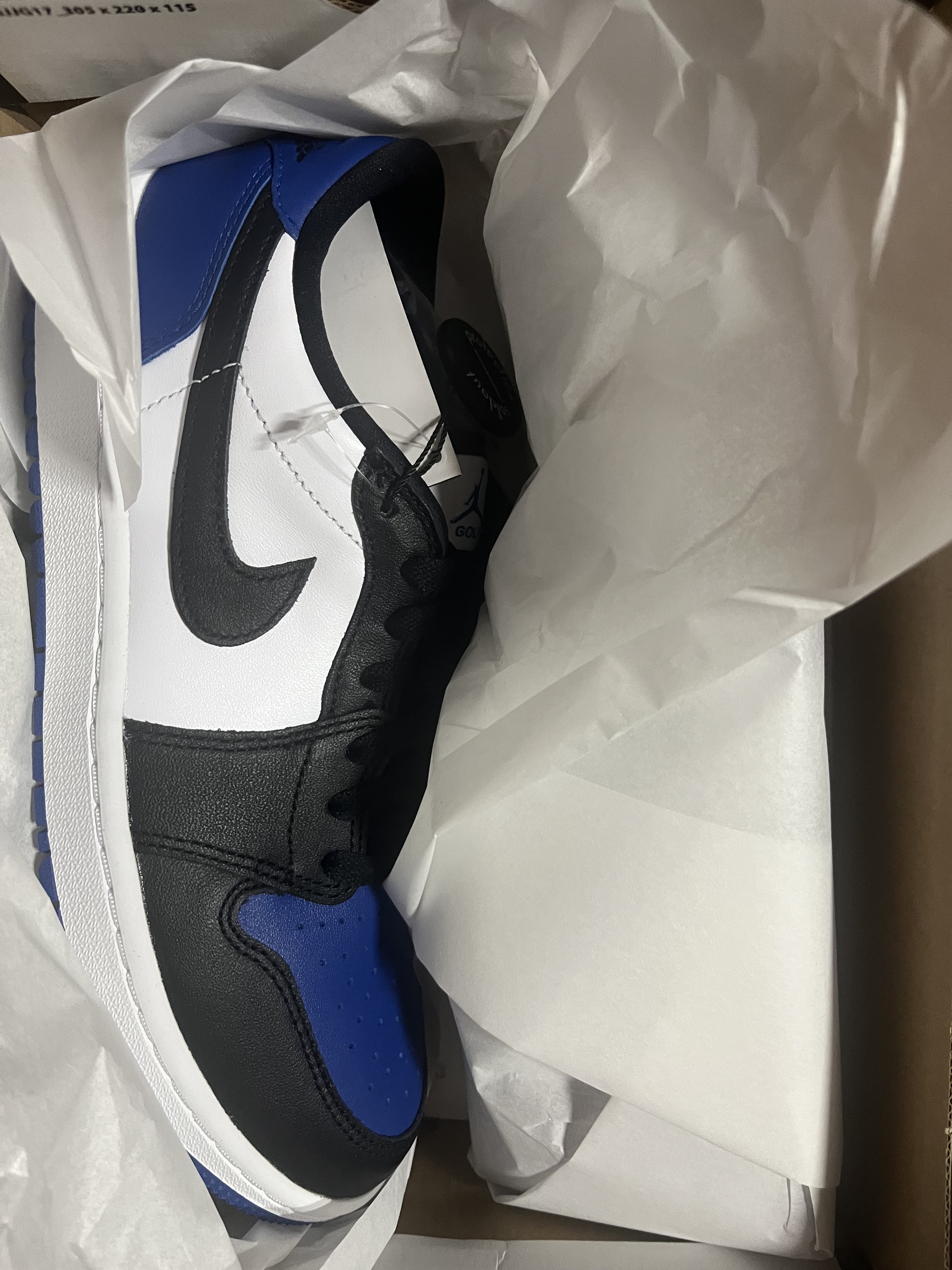 Jordan 1 Low Golf Sport Royal 착용 스타일