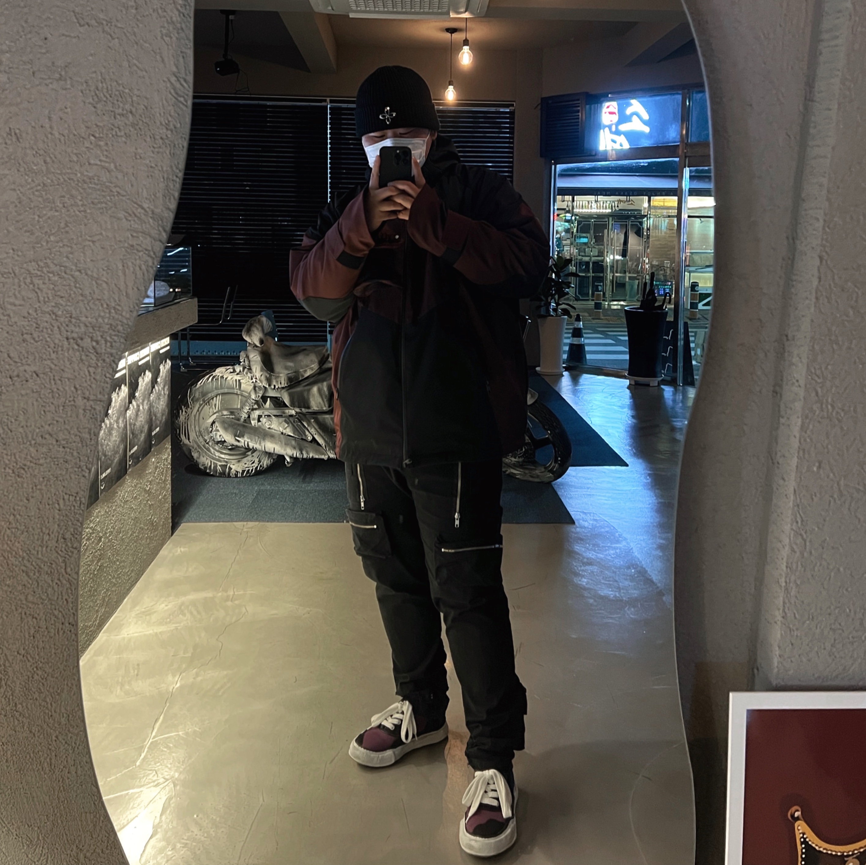Undermycar Kame Multi Zip Turtle Shell Parka Hot Rod - 22FW 착용 스타일