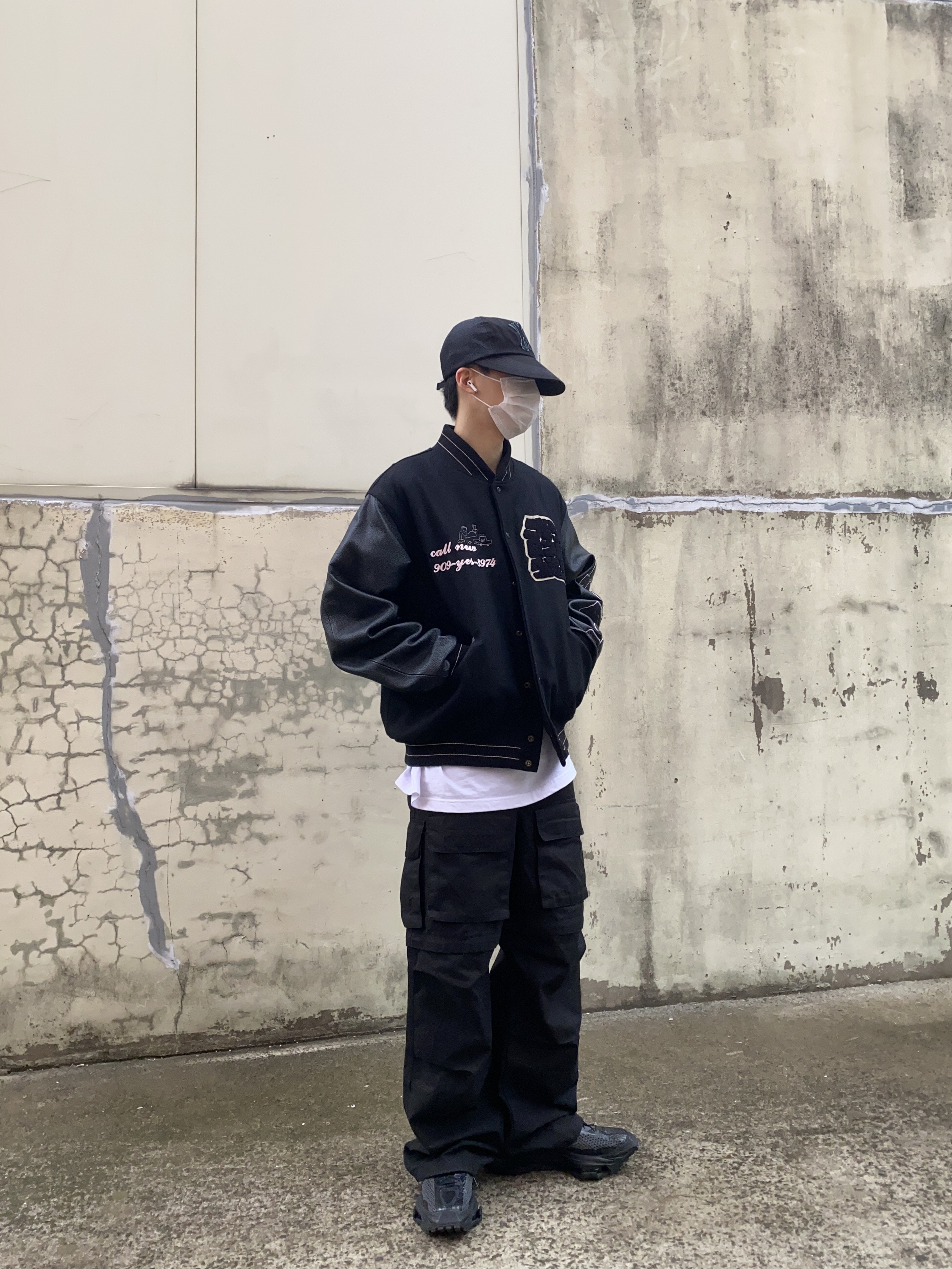 Nike x Matthew M Williams Zoom 004 Triple Black 착용 스타일