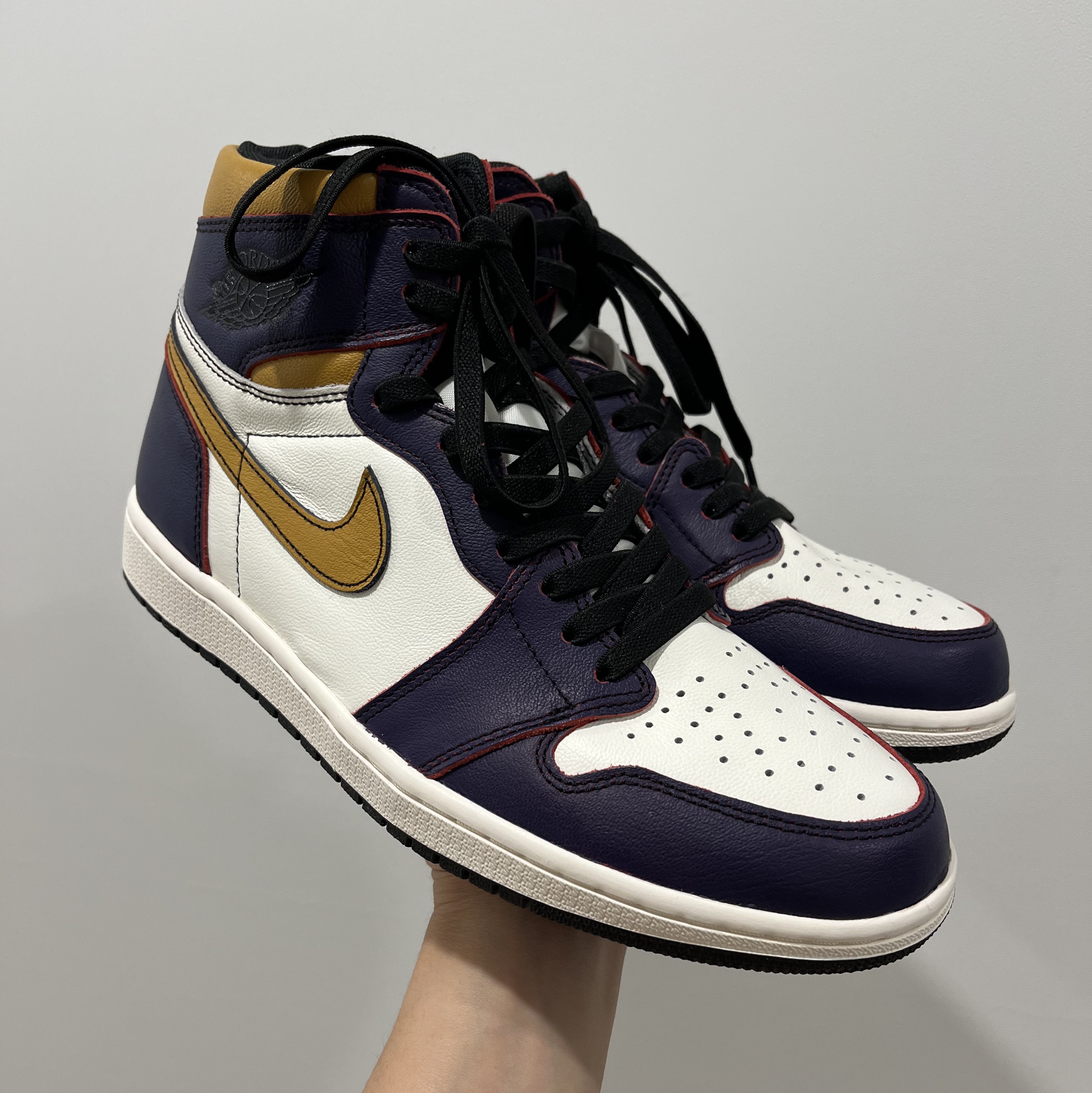 Jordan 1 Retro High OG Defiant SB LA to Chicago 착용 스타일 - 1