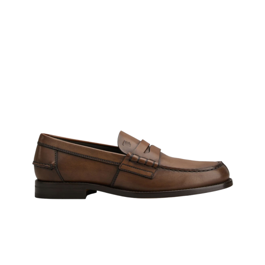 Tod's Leather Loafers Brown
