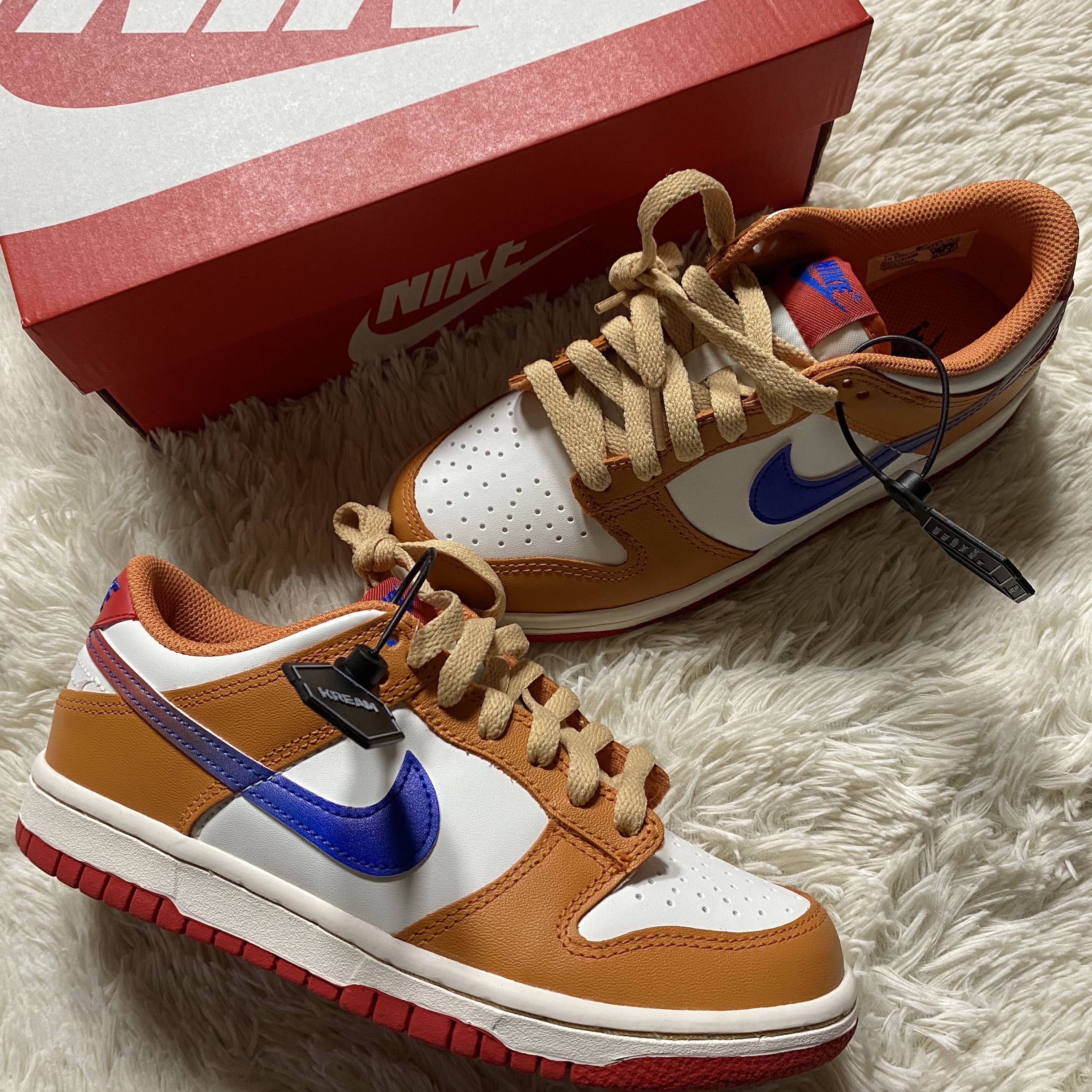 (GS) Nike Dunk Low Hot Curry and Game Royal 착용 스타일 - 1