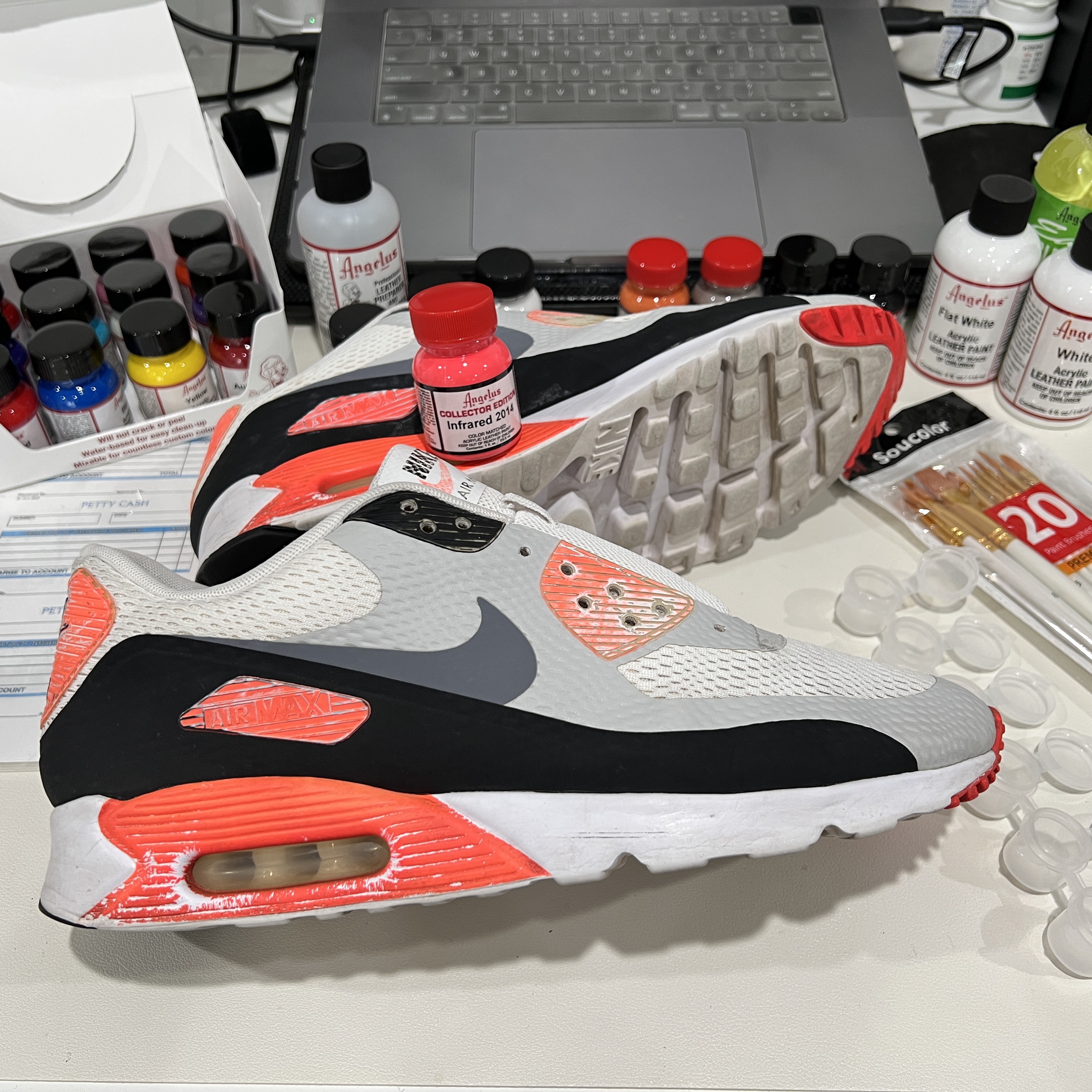 Nike Air Max 90 Infrared Ultra Essential 2015 착용 스타일 - 4