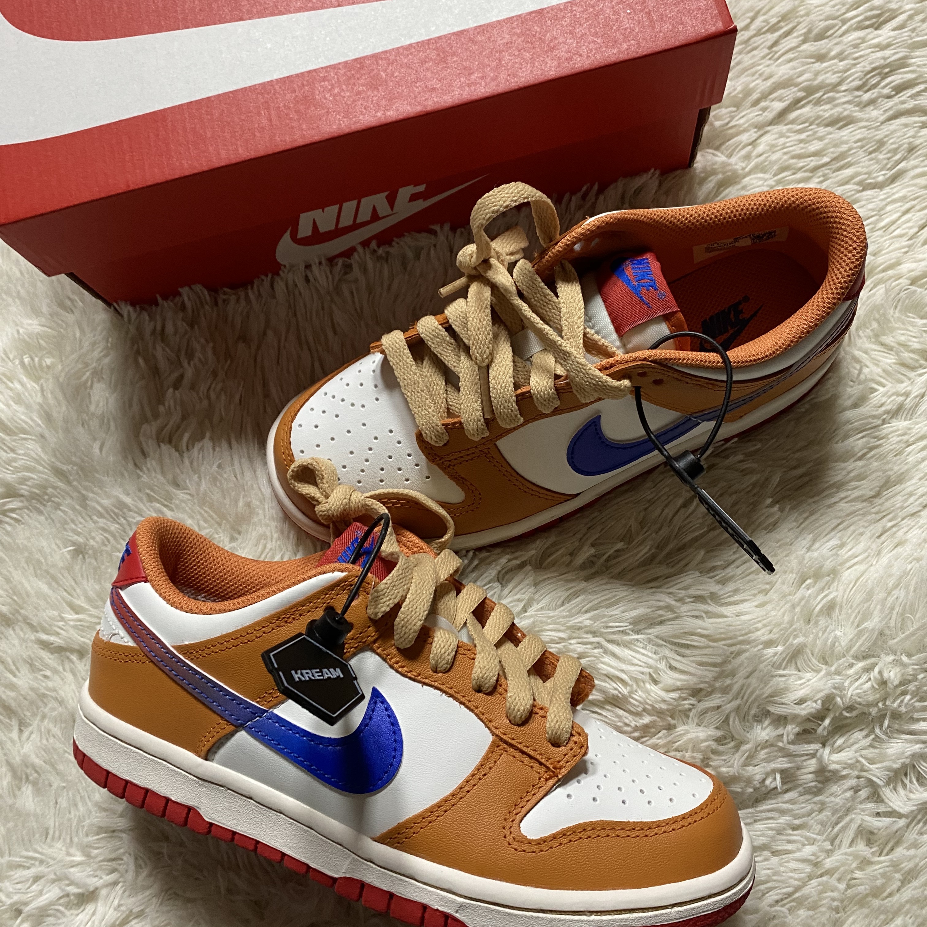 (GS) Nike Dunk Low Hot Curry and Game Royal 착용 스타일 - 2