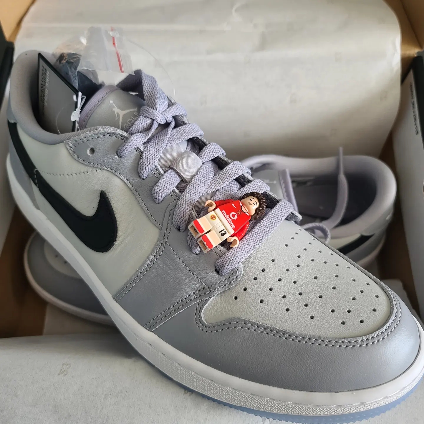 Jordan 1 Low Golf Wolf Grey 착용 스타일