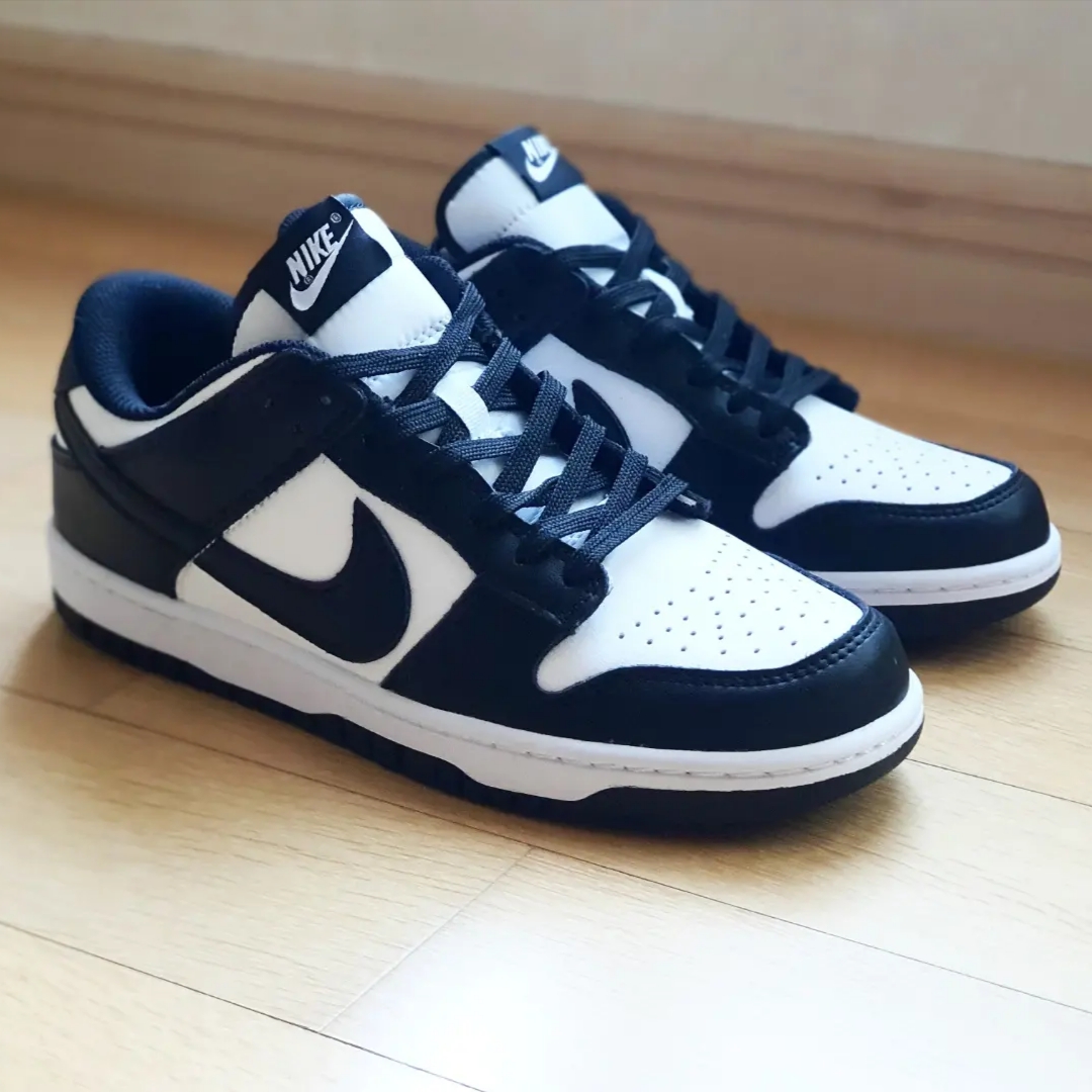 Nike Dunk Low Retro Black 착용 스타일 - 1
