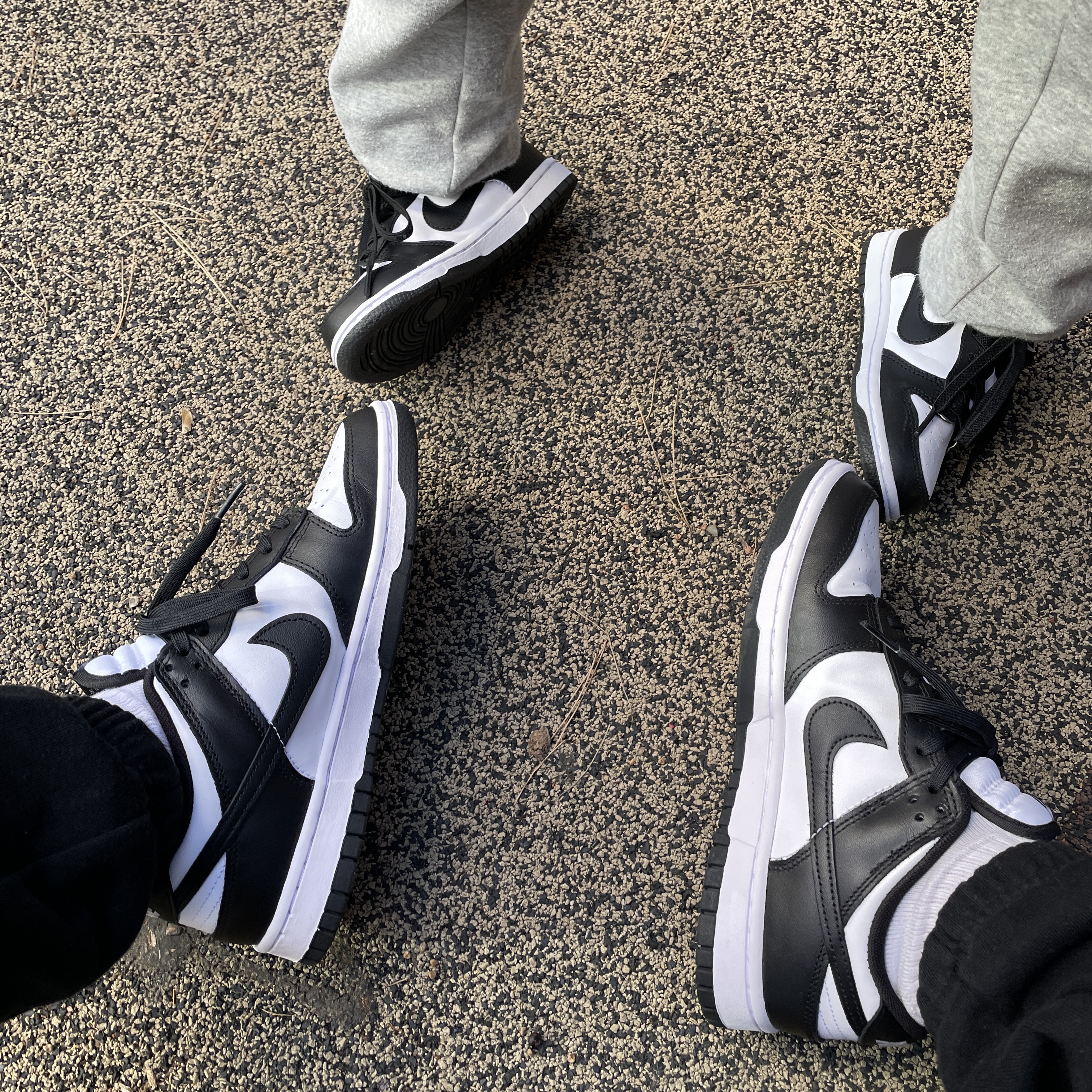 Nike Dunk Low Retro Black, (PS) Nike Dunk Low Black 착용 스타일 - 2