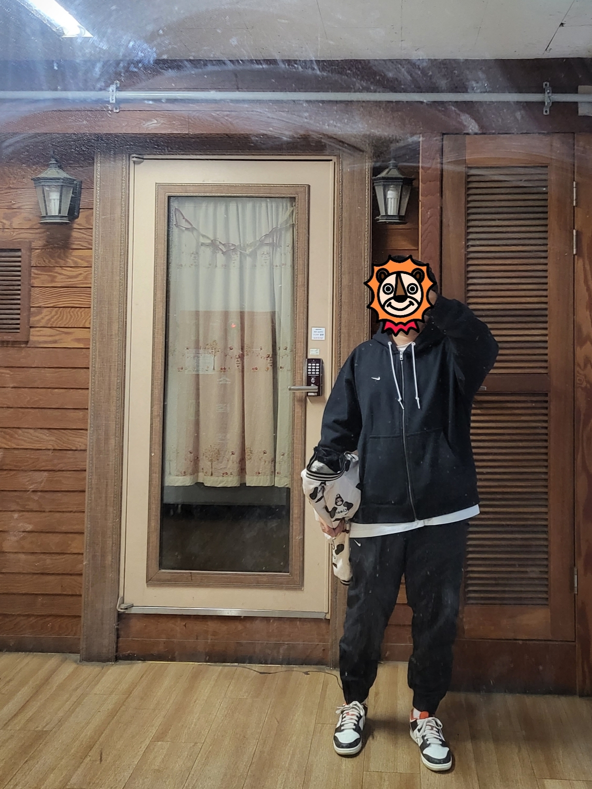 Nike NRG Solo Swoosh Full Zip Hoodie Black - Asia, Nike M NRG Track Pants Black 착용 스타일