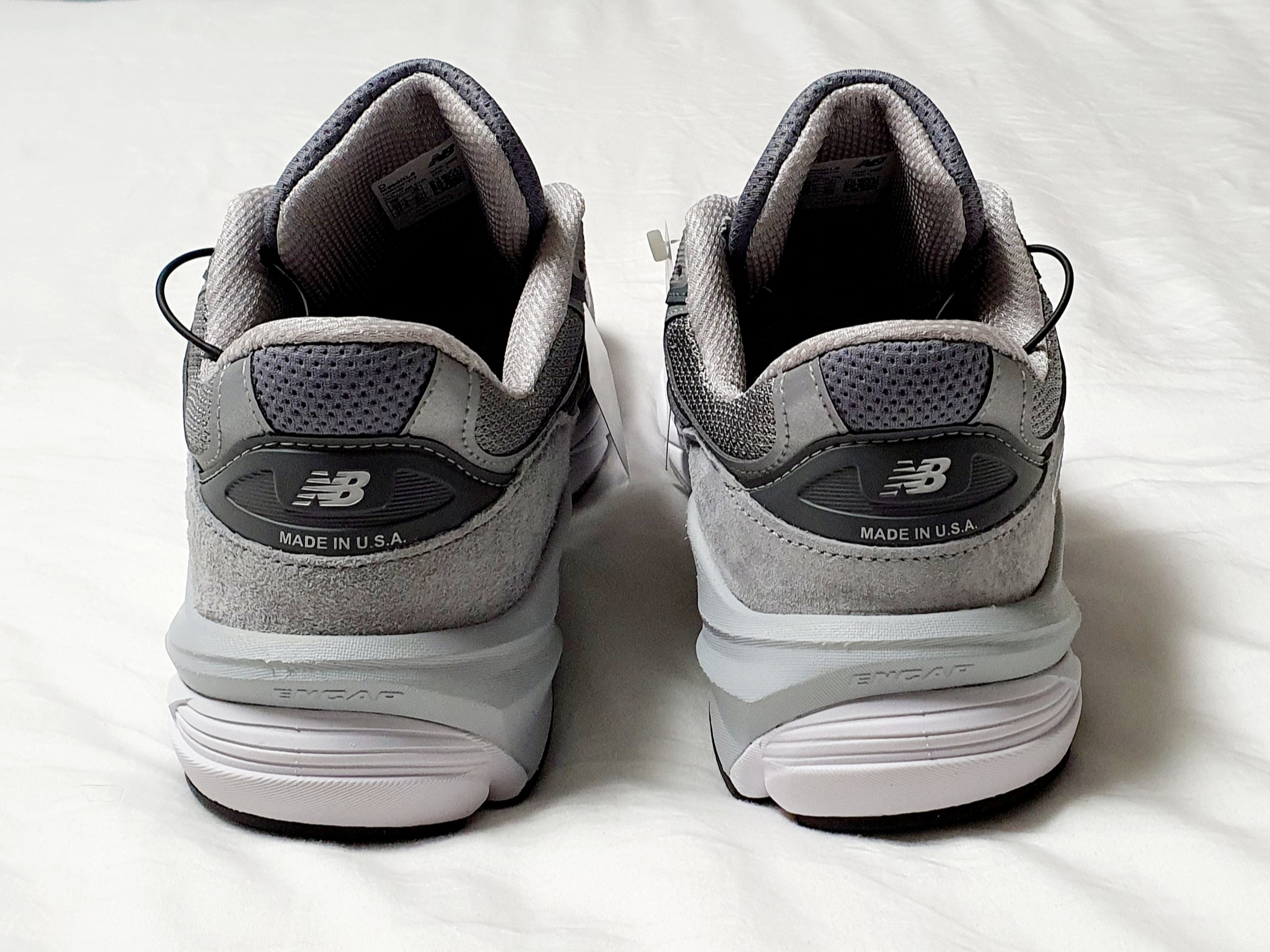 New Balance 990v6 Made in USA Grey - D Standard 착용 스타일 - 4