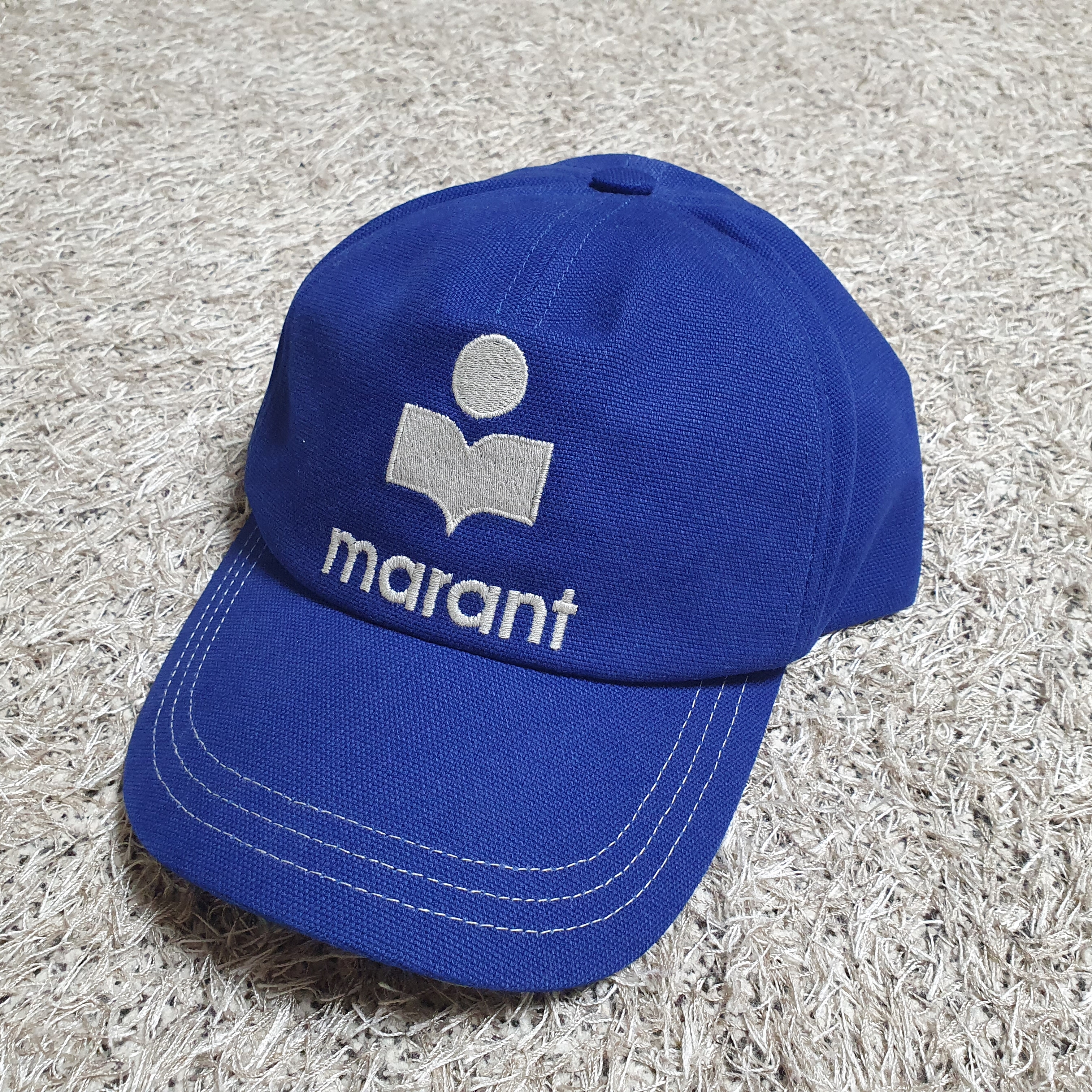 (W) Isabel Marant Tyron Cap Indigo - 22SS, Isabel Marant Tyronh Cap Indigo - 22SS 착용 스타일