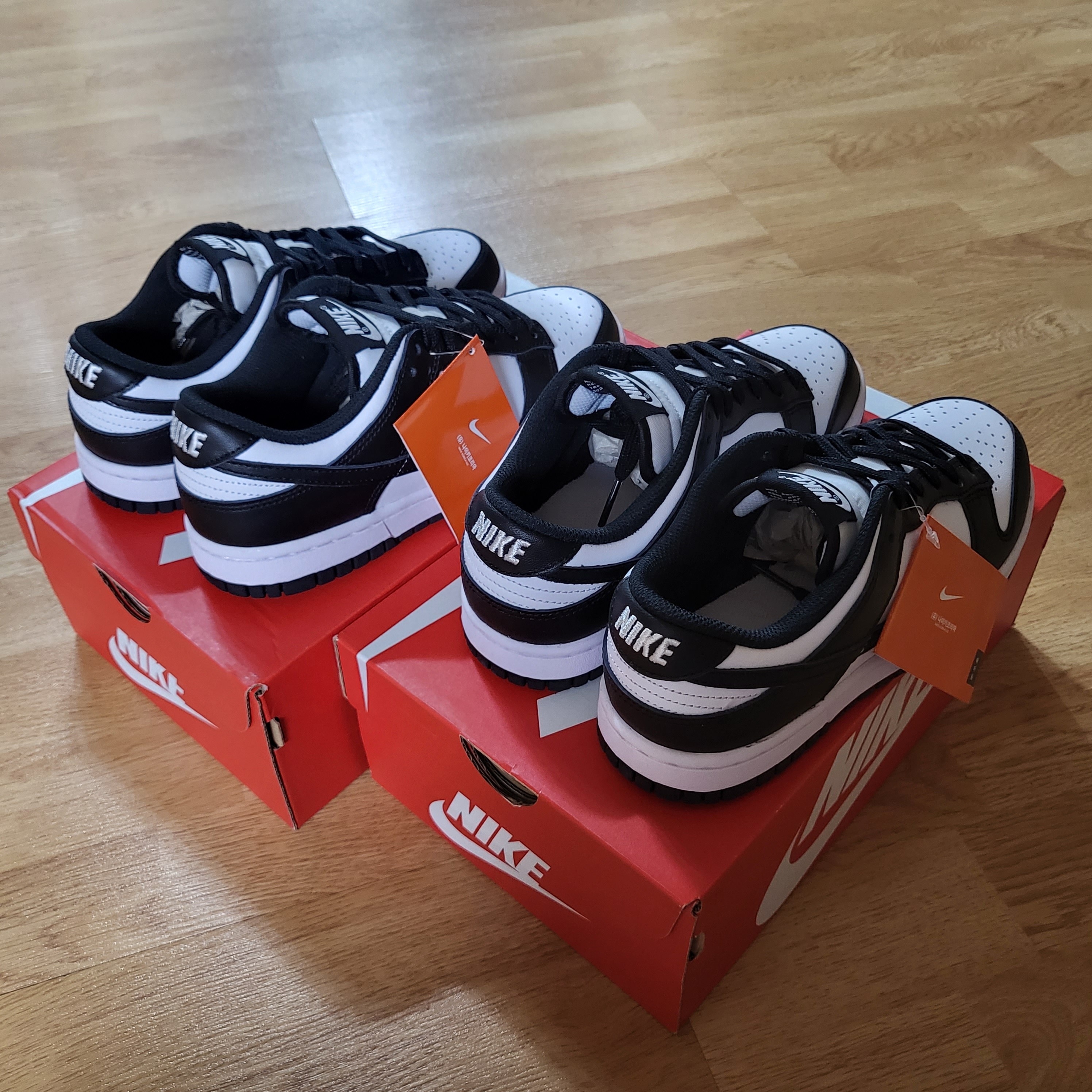(W) Nike Dunk Low Black 착용 스타일 - 3