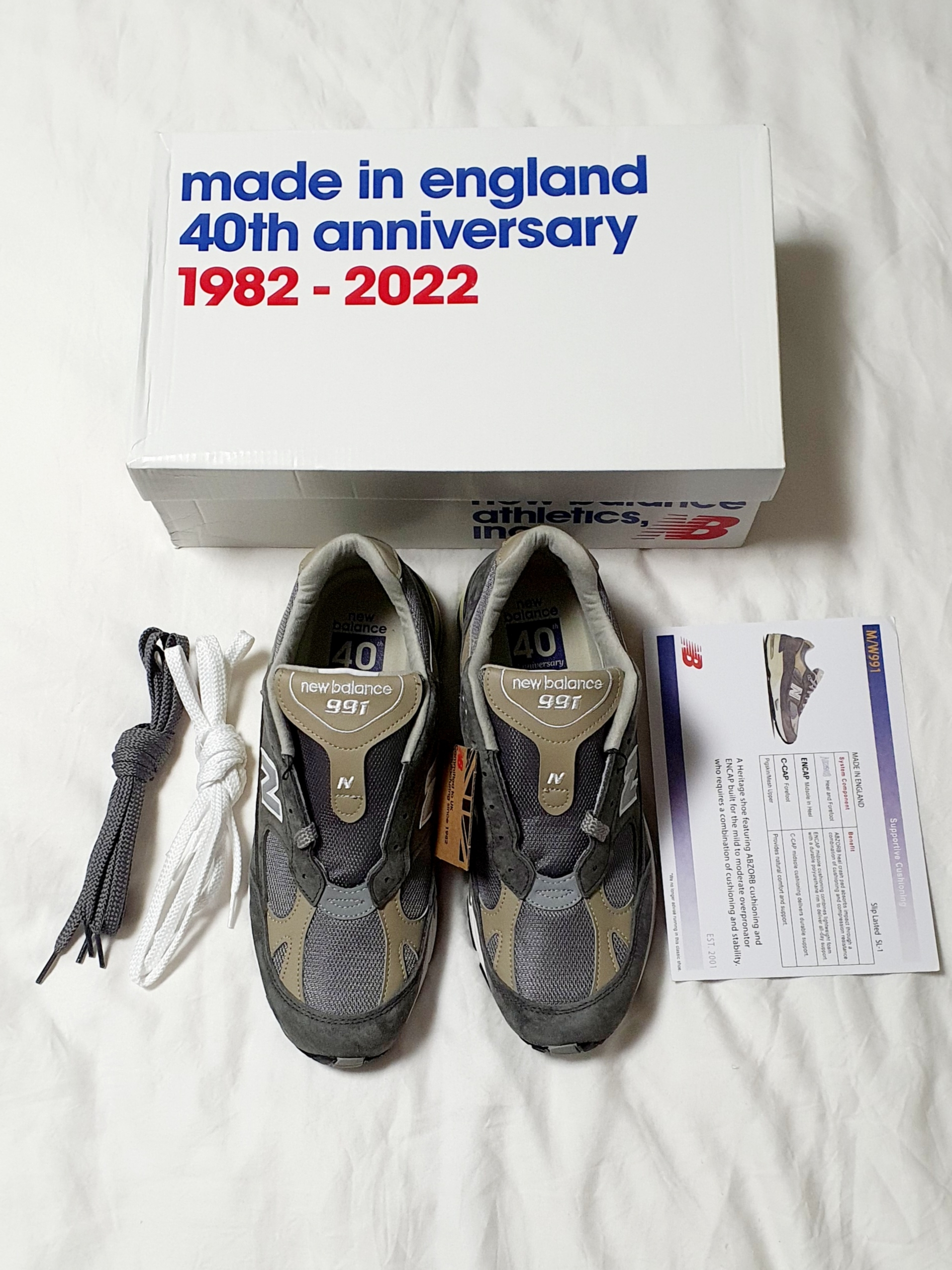 New Balance 991 Made in UK 40th Anniversary Grey 착용 스타일