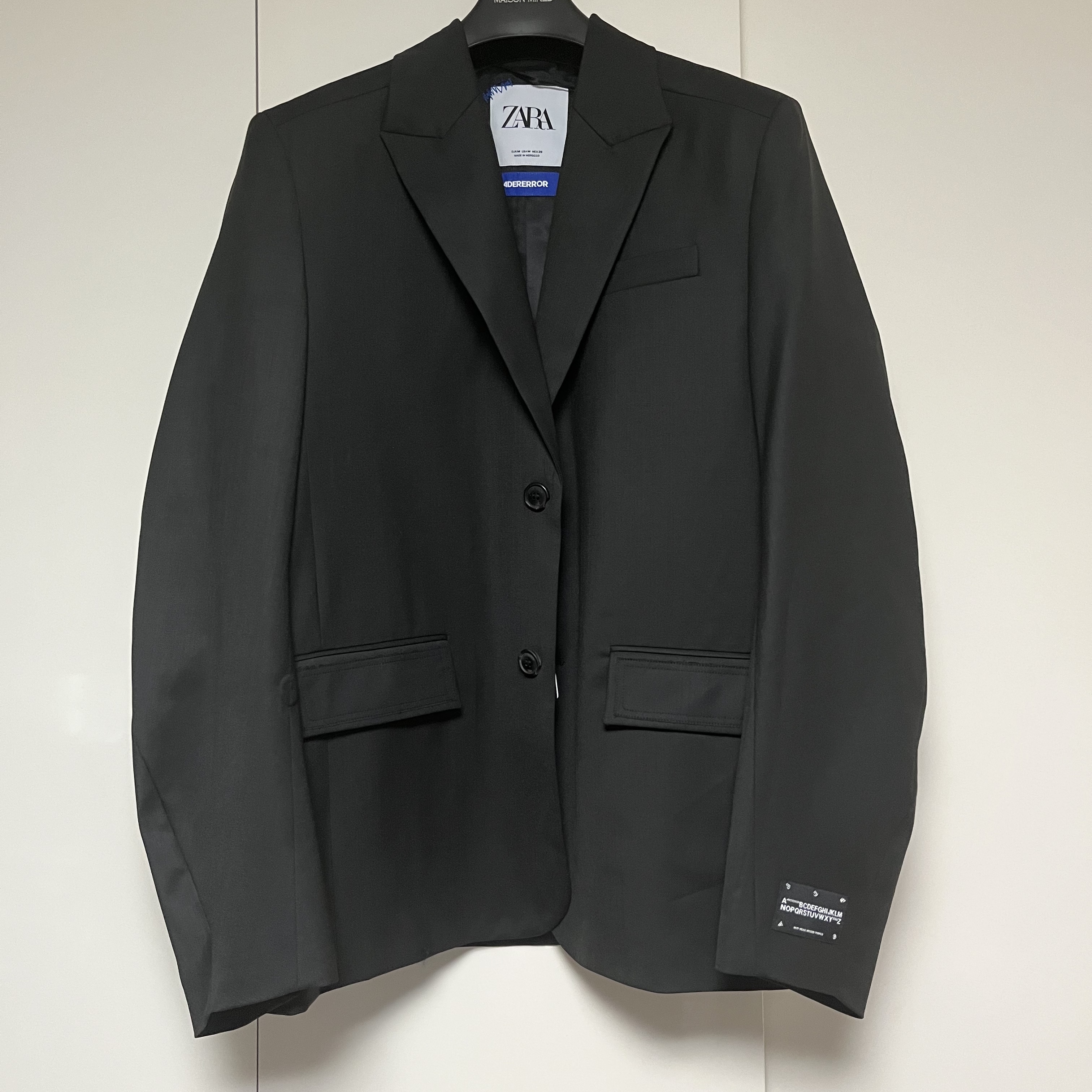 Zara x Ader Error Oversize Blazer Black 착용 스타일 - 4
