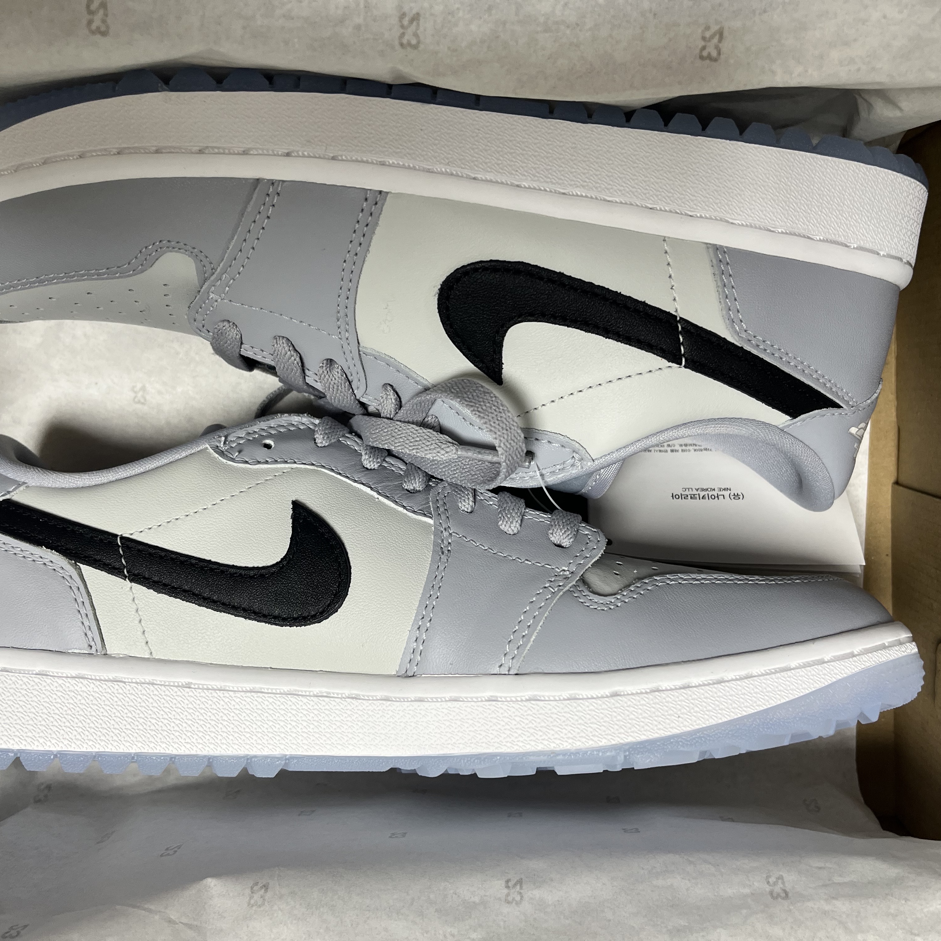 Jordan 1 Low Golf Wolf Grey 착용 스타일