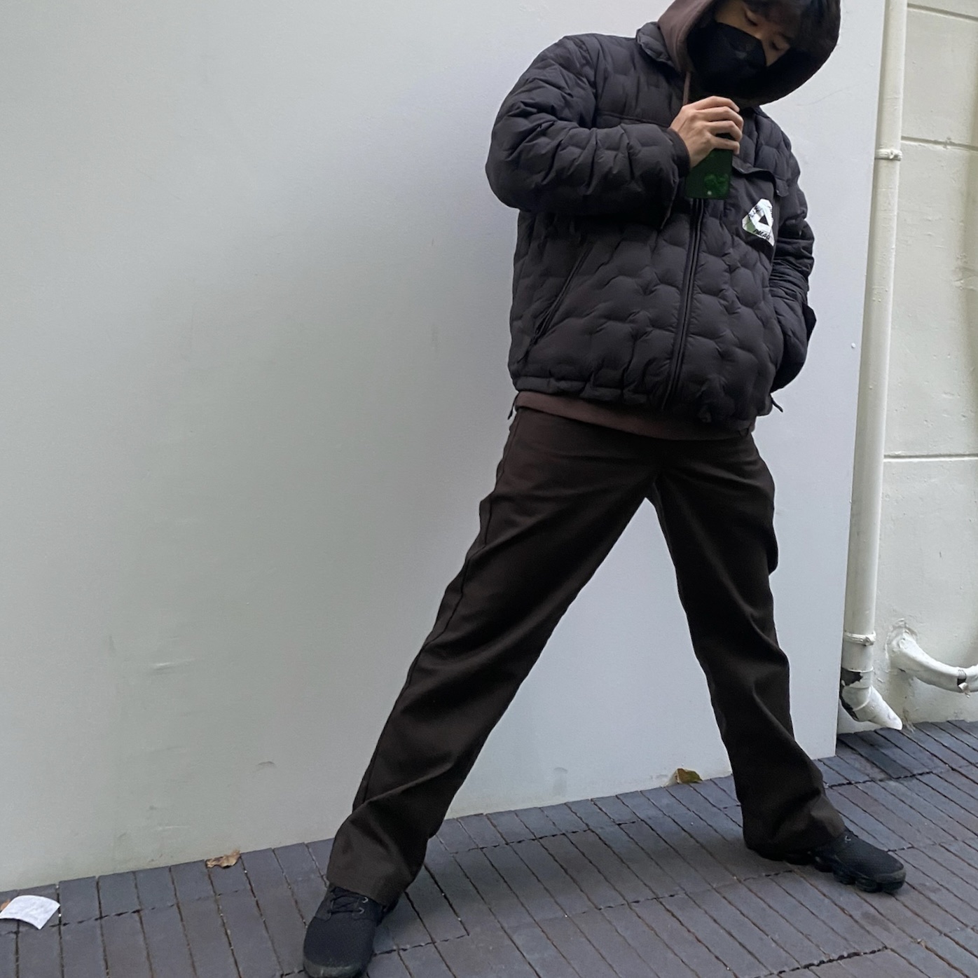 Palace Pertex Work Down Jacket Black - 22FW, Nike Air VaporMax Flyknit 3.0 Triple Black 착용 스타일
