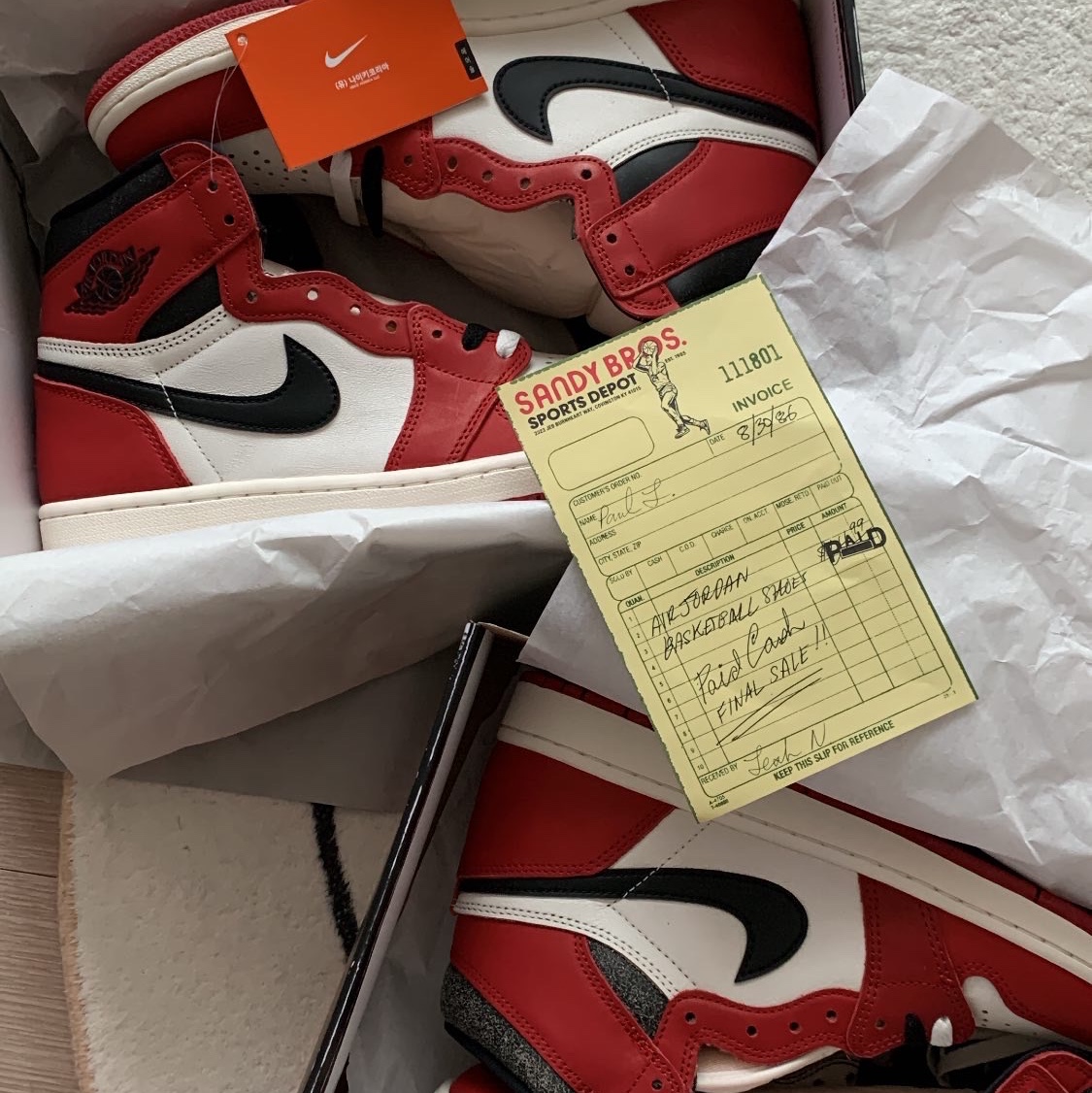 Jordan 1 Retro High OG Chicago 2022 착용 스타일 - 1