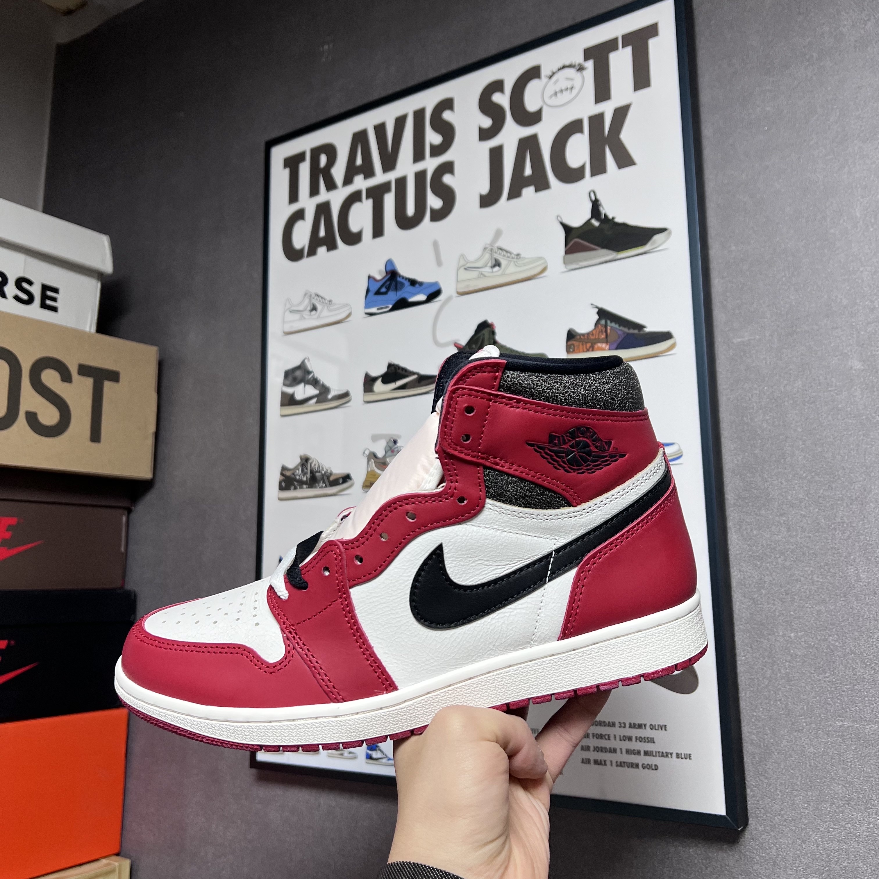 Jordan 1 Retro High OG Chicago 2022, Jordan 1 Low Golf Chicago 착용 스타일 - 1
