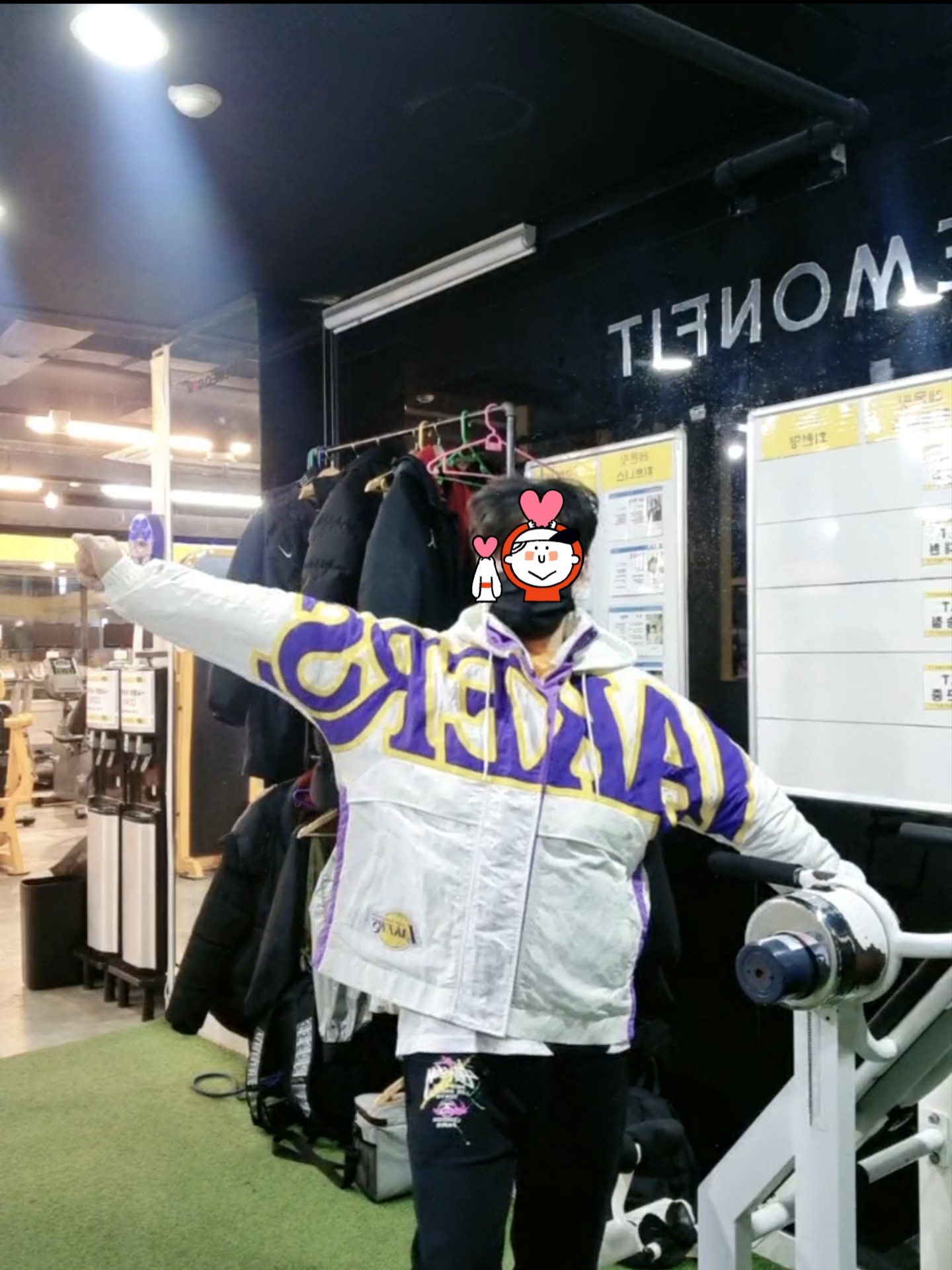 Nike x Ambush Dunk High Black, (W) Nike x Ambush NBA Collection Lakers Jacket - US/EU 착용 스타일 - 3