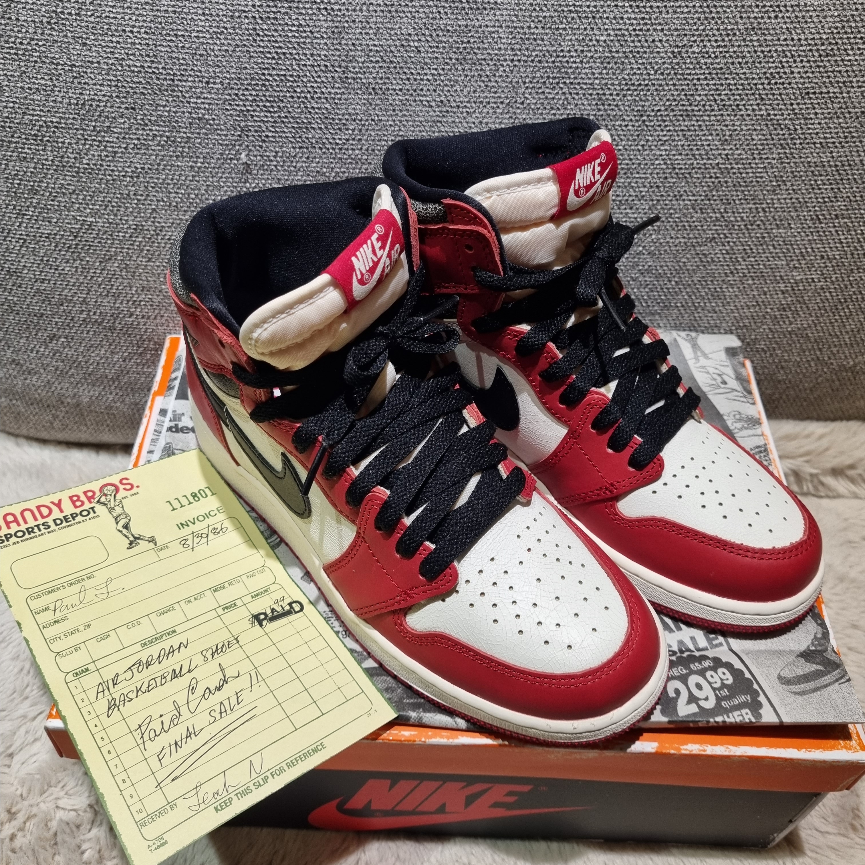 (GS) Jordan 1 Retro High OG Chicago 2022 착용 스타일 - 3
