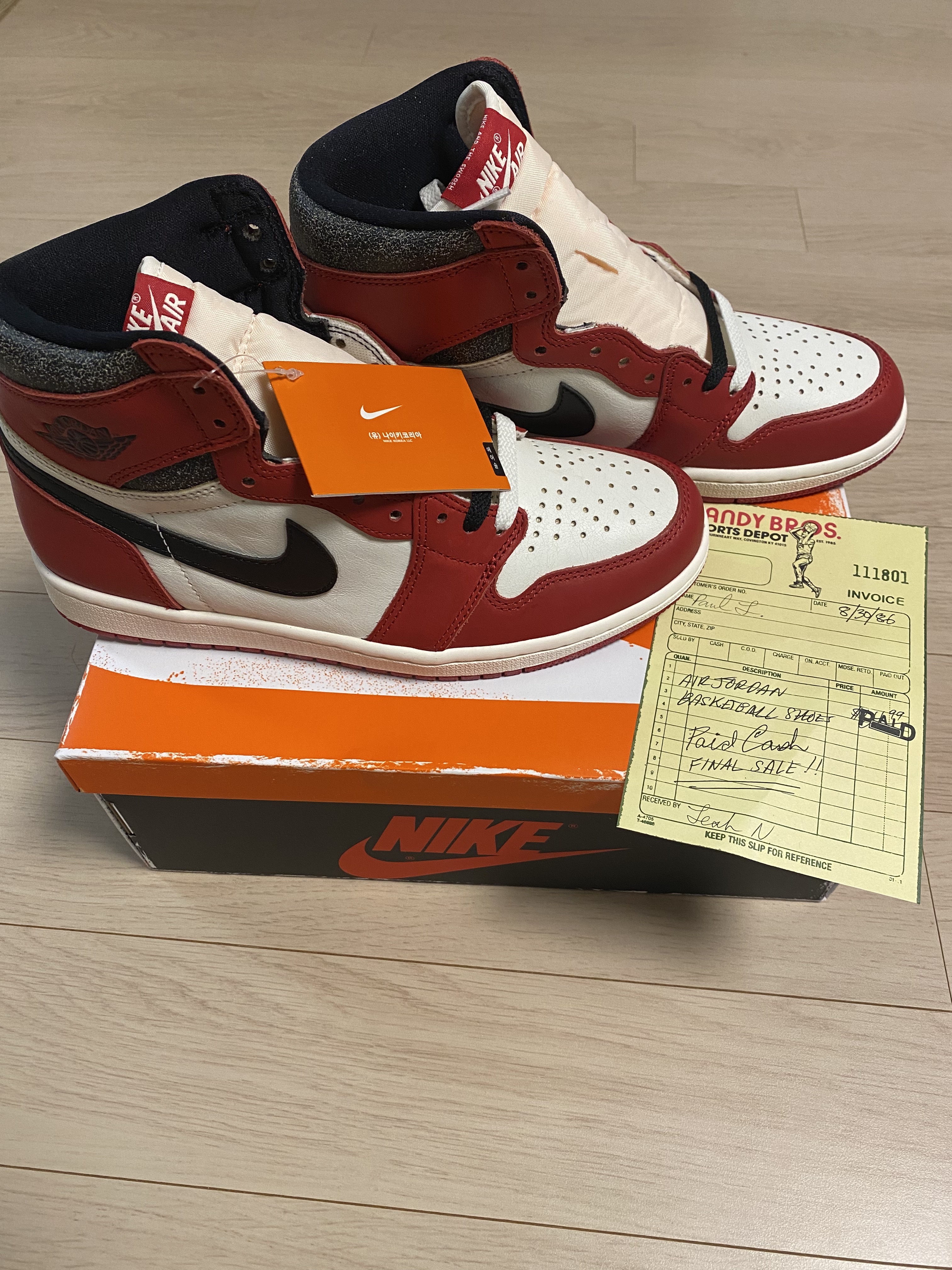 Jordan 1 Retro High OG Chicago 2022 착용 스타일