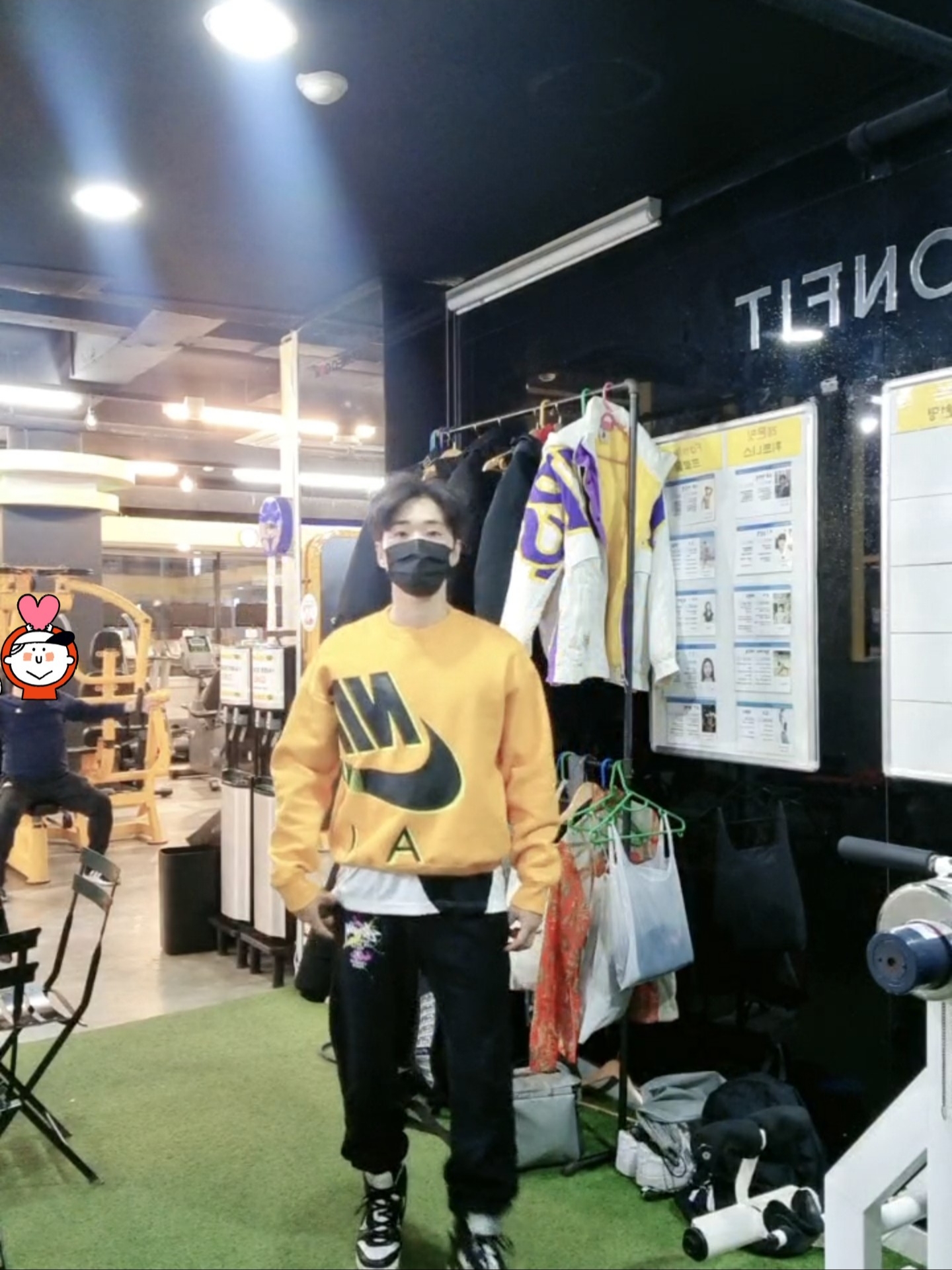 Nike x Ambush Dunk High Black, (W) Nike x Ambush NBA Collection Lakers Jacket - US/EU 착용 스타일 - 2